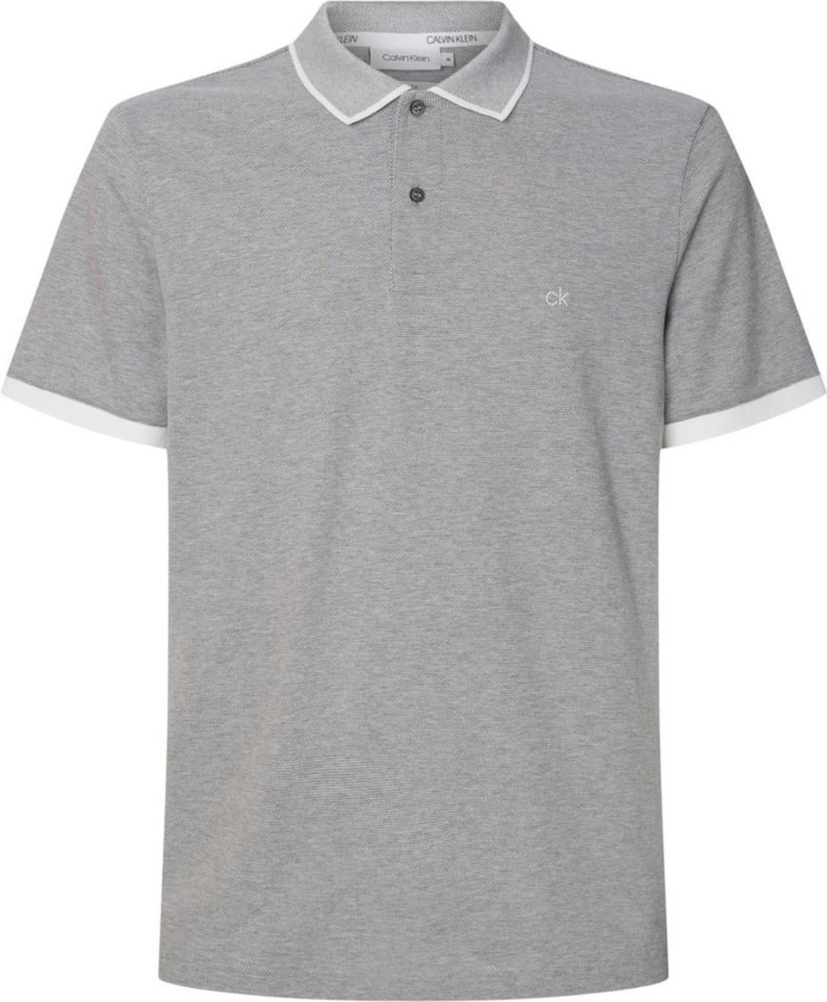 Calvin Klein Marškinėliai  natūrali balta / pilka