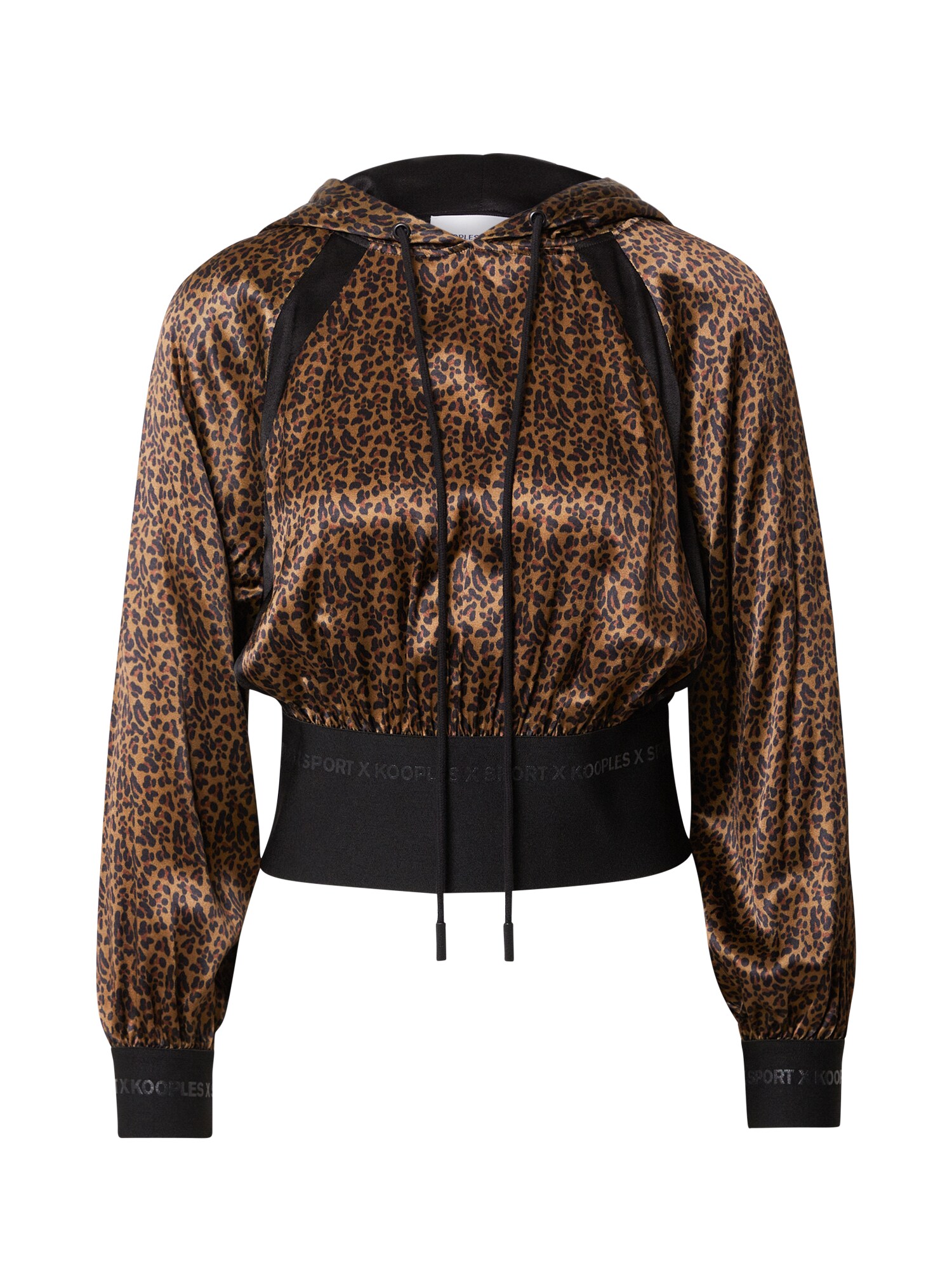 THE KOOPLES SPORT Megztinis be užsegimo  ruda / juoda