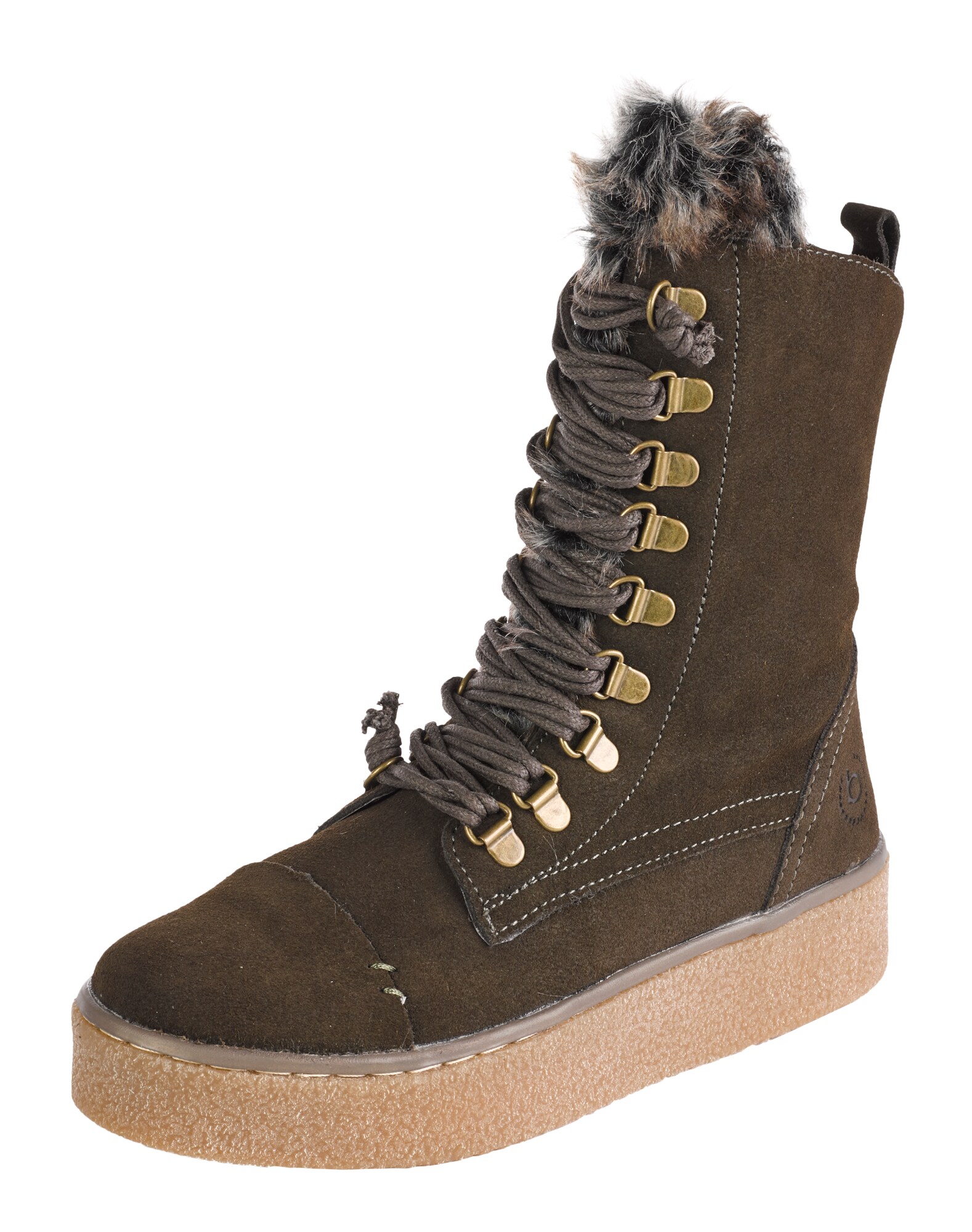 Bugatti Dames Veterlaarzen Kaki bugatti kopen in de aanbieding