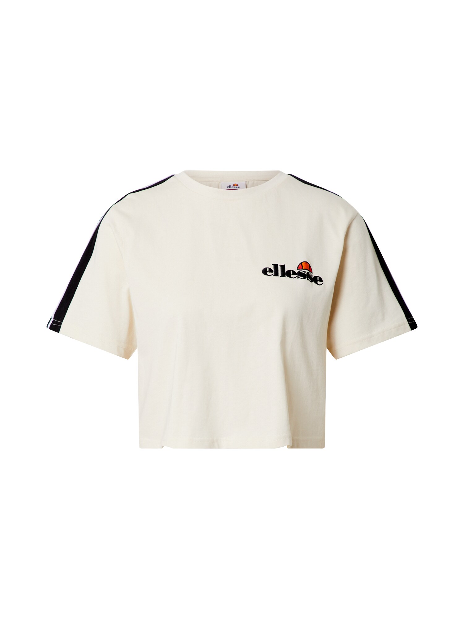ELLESSE Marškinėliai 'AMARILLO'  balta / smėlio / juoda