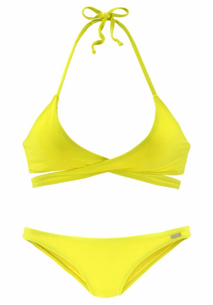 BENCH Bikini Damen Größe M gelb