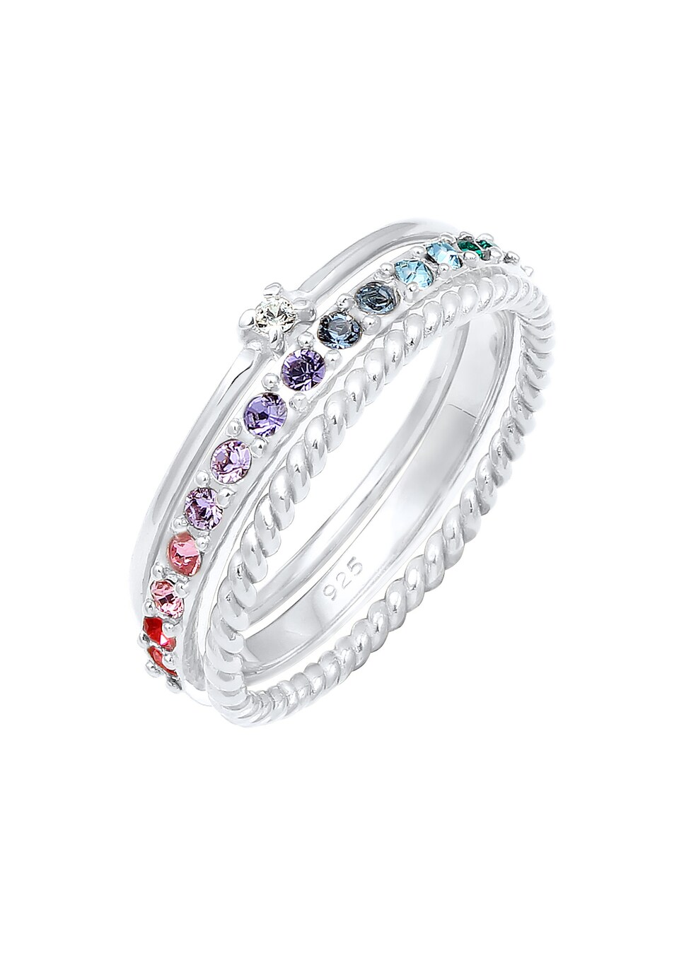 Ring 'Rainbow' blandade färger