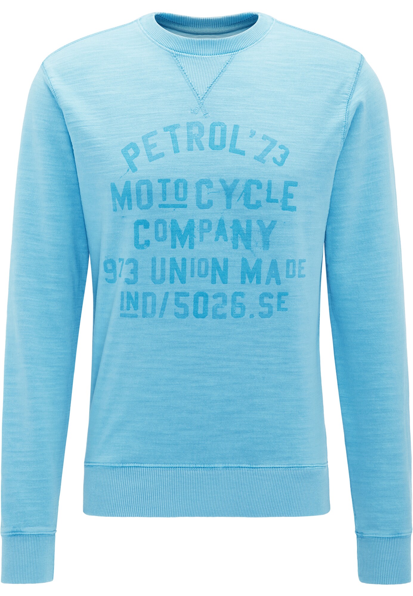Petrol Industries Heren Sweatshirt Lichtblauw petrol industries kopen in de aanbieding