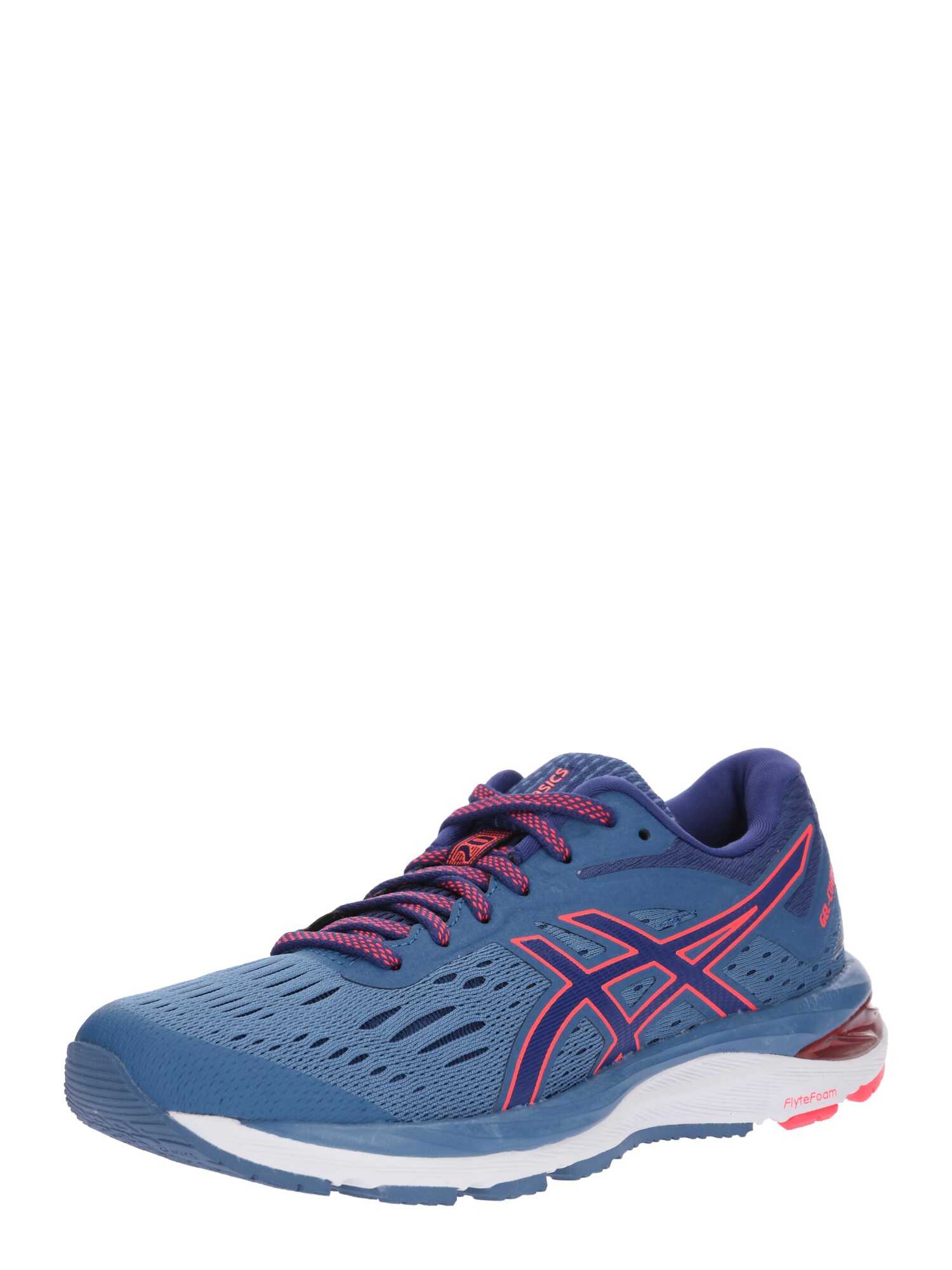 Asics Dames Loopschoen Gel Cumulus 20 Blauw Lichtroze asics kopen in de aanbieding