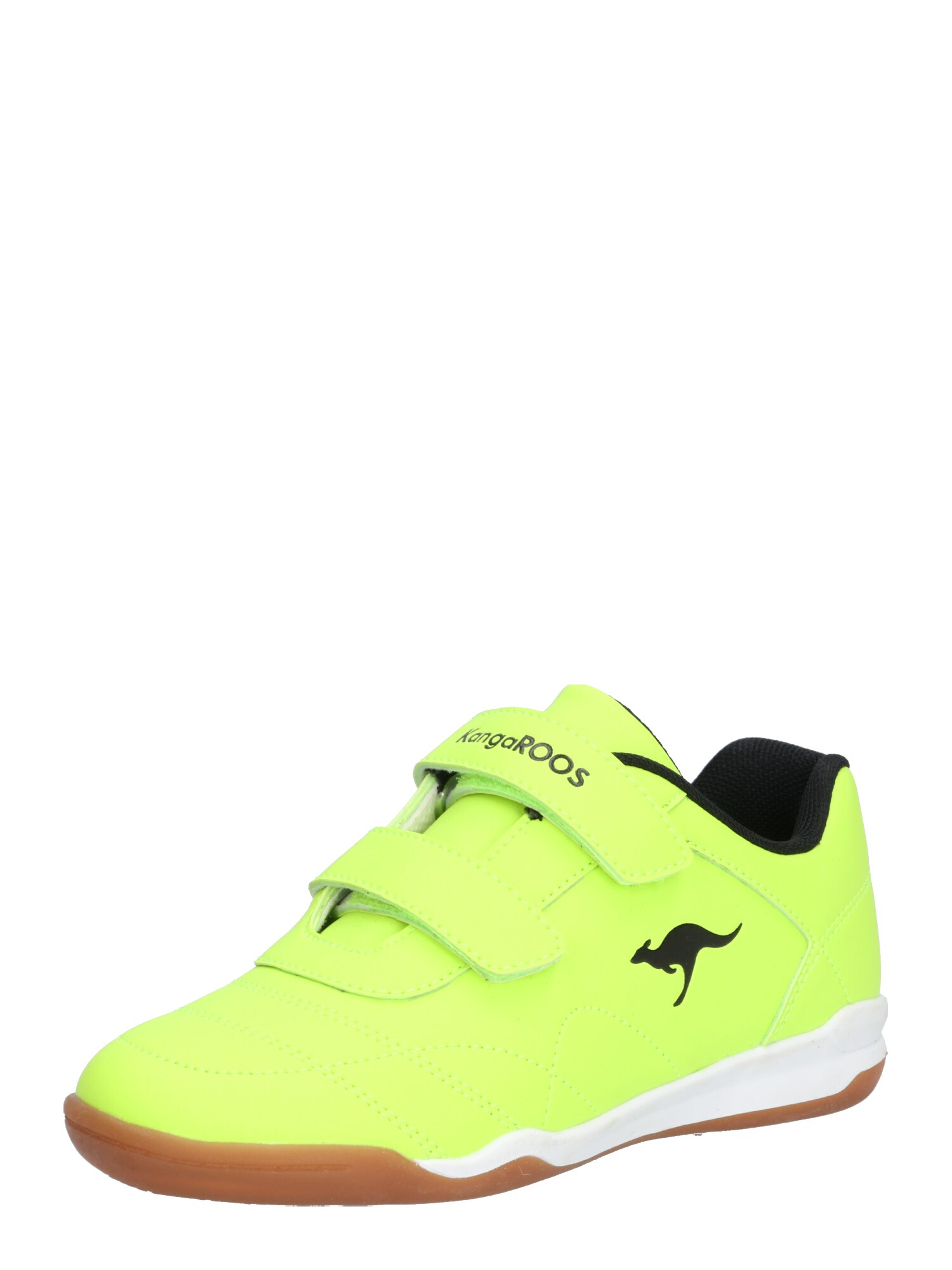 Kangaroos Jongens Sneakers Neongeel Zwart kangaroos kopen in de aanbieding