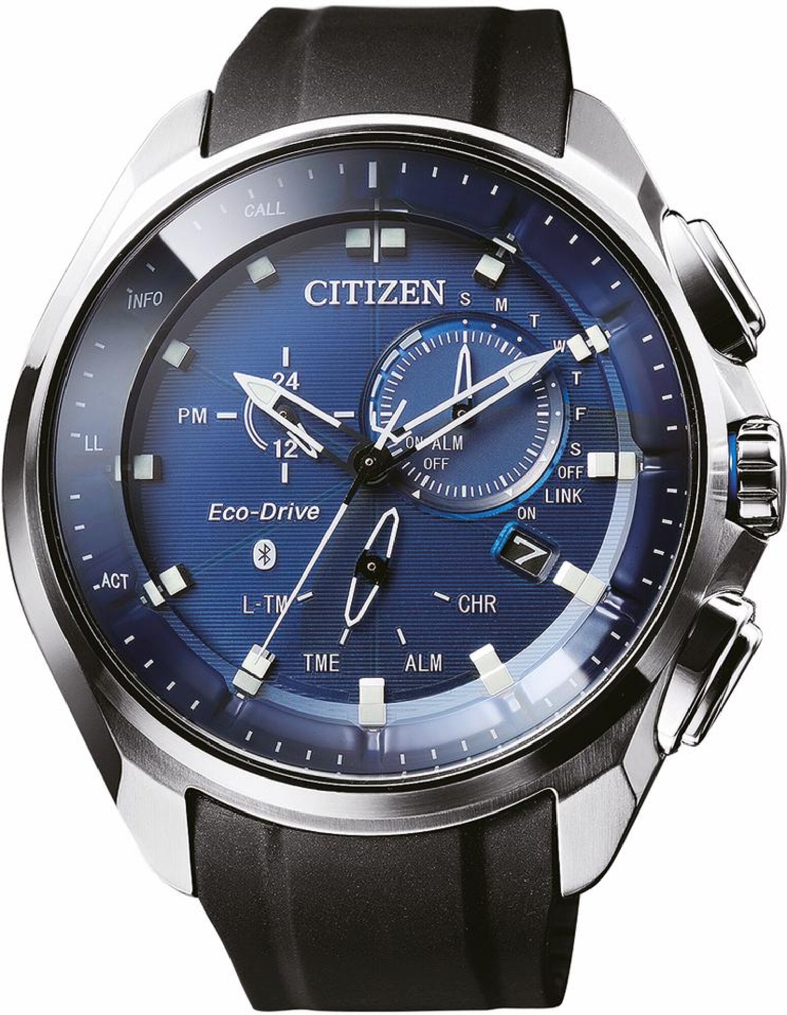 CITIZEN BZ1020-14L Smartwatch silber / schwarz