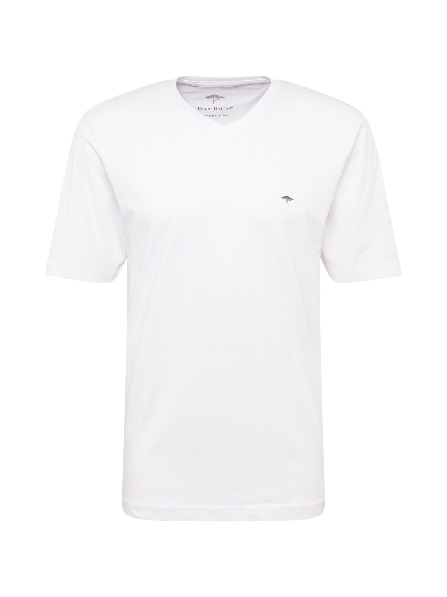 Fynchhatton Fynch Hatton Heren Shirt Wit fynchhatton kopen in de aanbieding