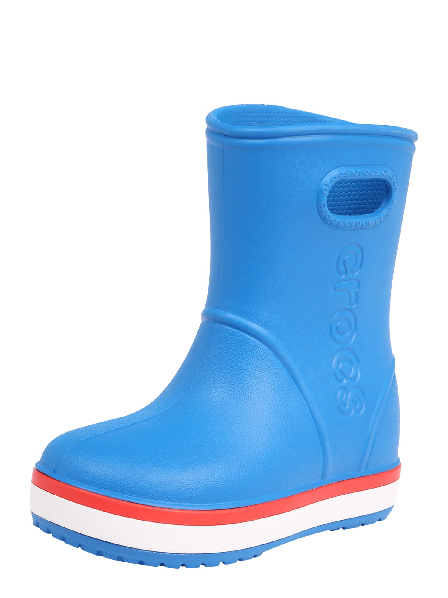 Crocs Guminiai batai 'Crocband Rain'  sodri mėlyna („karališka“) / šviesiai raudona / balta