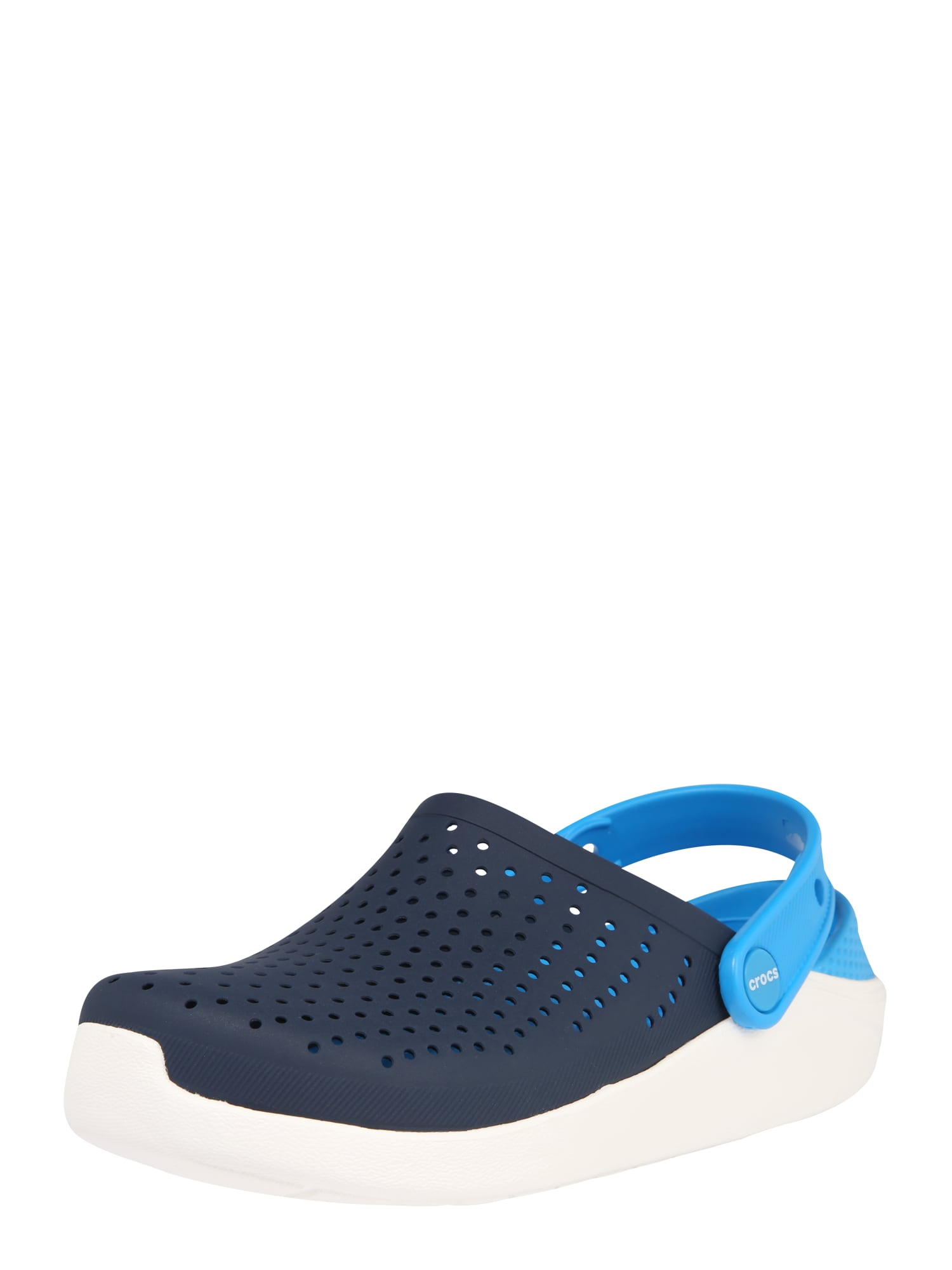 Crocs Atviri batai 'LiteRide' tamsiai mėlyna / balta