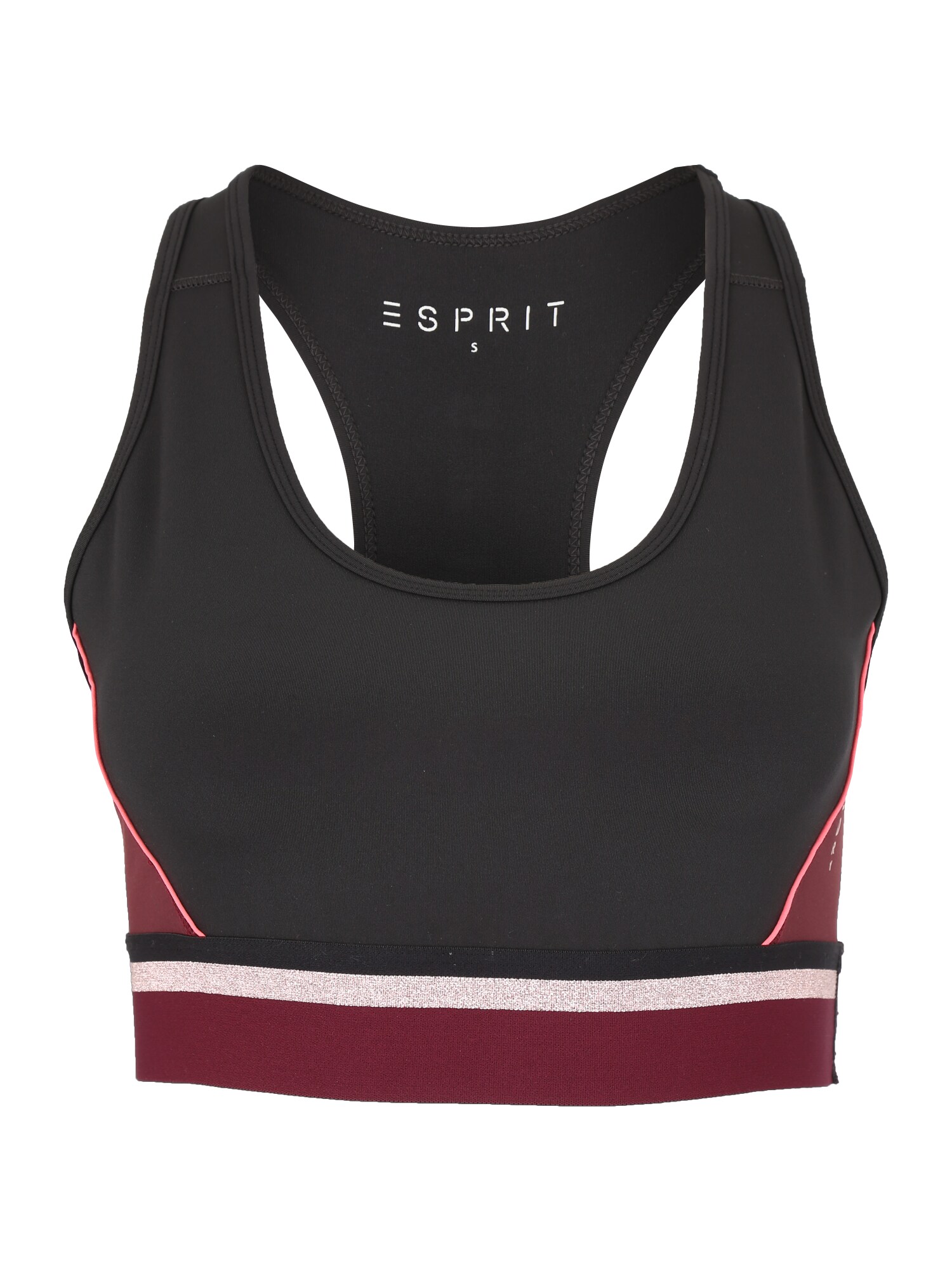 Esprit Sports Dames Sport Bh Bordeaux Zwart esprit sports kopen in de aanbieding