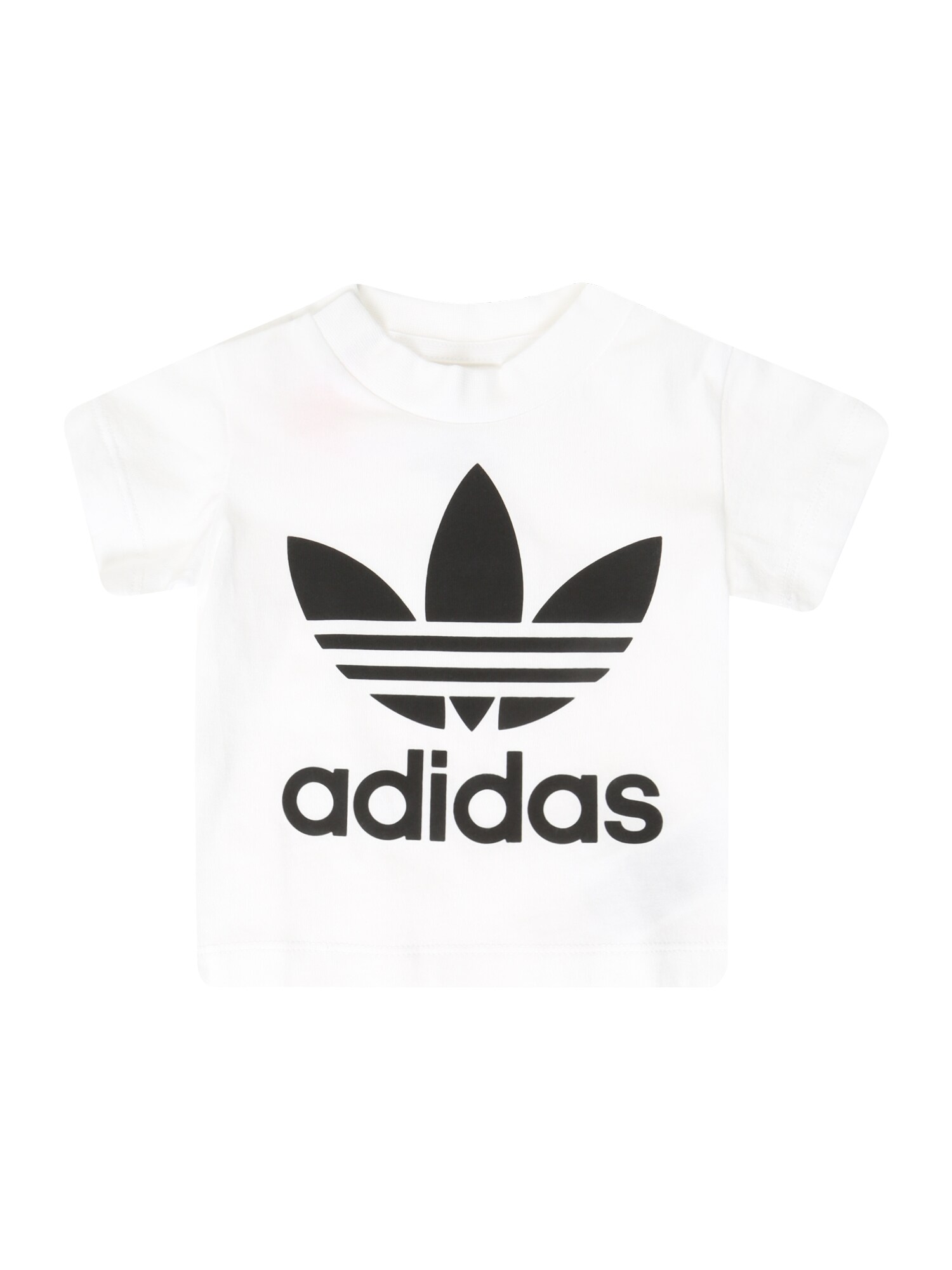 ADIDAS ORIGINALS Tričko 'Trefoil'  čierna / biela