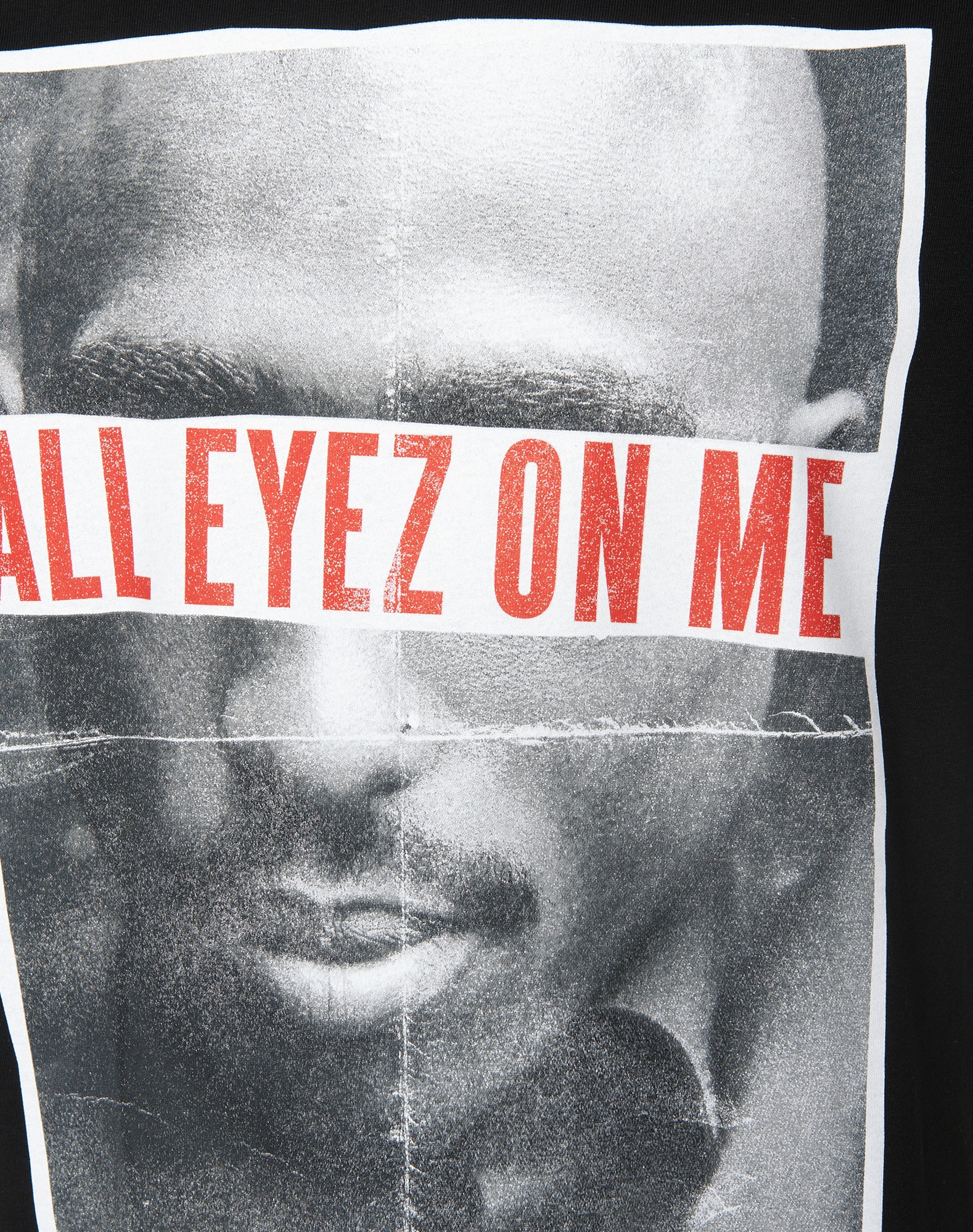 Mister Tee Póló '2Pac All Eyez On Me'  fekete termék 2. képe