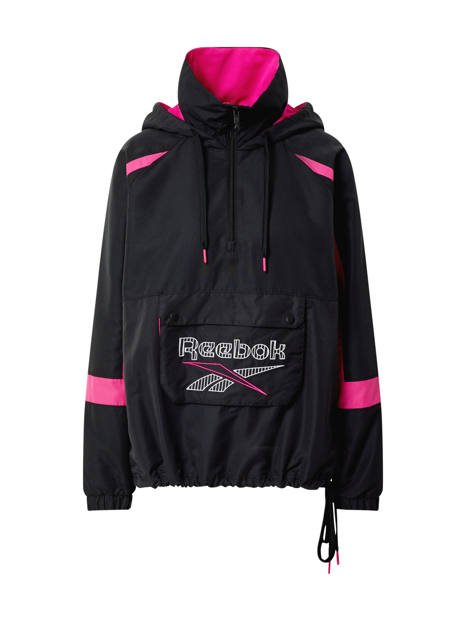 Reebok Classic Funkcinė striukė  juoda / rožinė