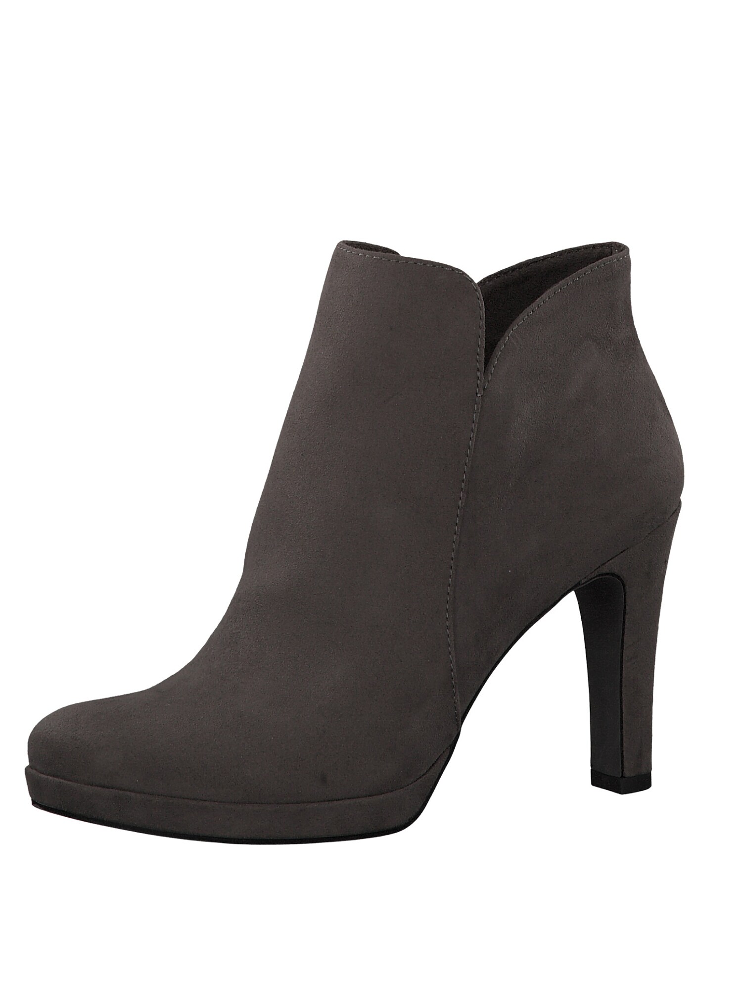 Tamaris Dames Enkellaarsjes Taupe tamaris kopen in de aanbieding