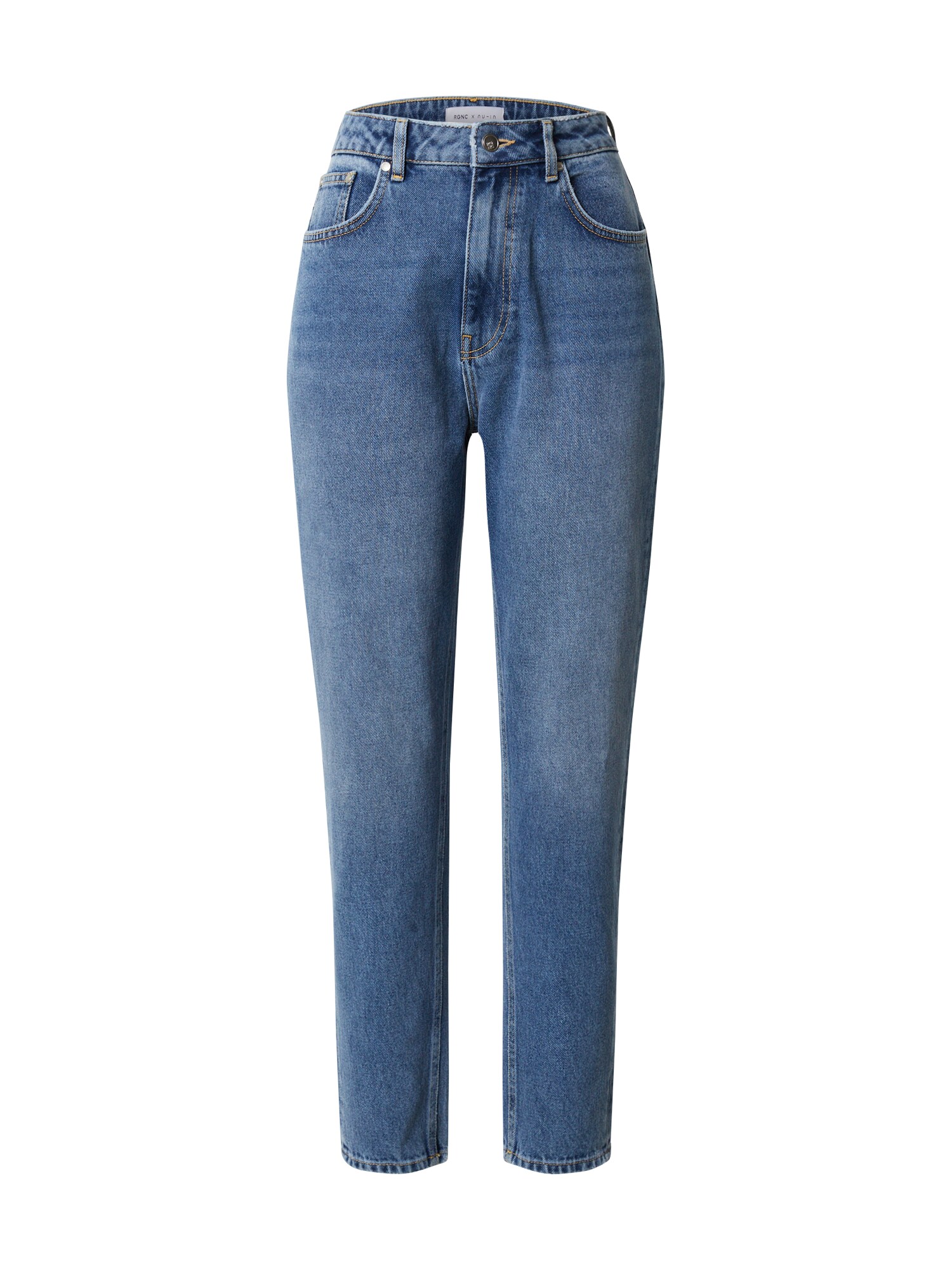 NU-IN Džinsai 'High Rise Straight Jeans'  tamsiai (džinso) mėlyna