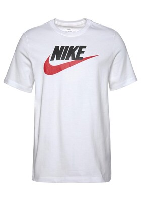 Nike Sportswear Camiseta 'Icon Futura'  rojo / blanco