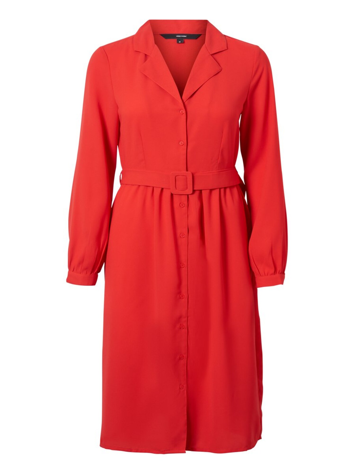 Vero Moda Curve Dames Blousejurk Lichtrood vero moda curve kopen in de aanbieding