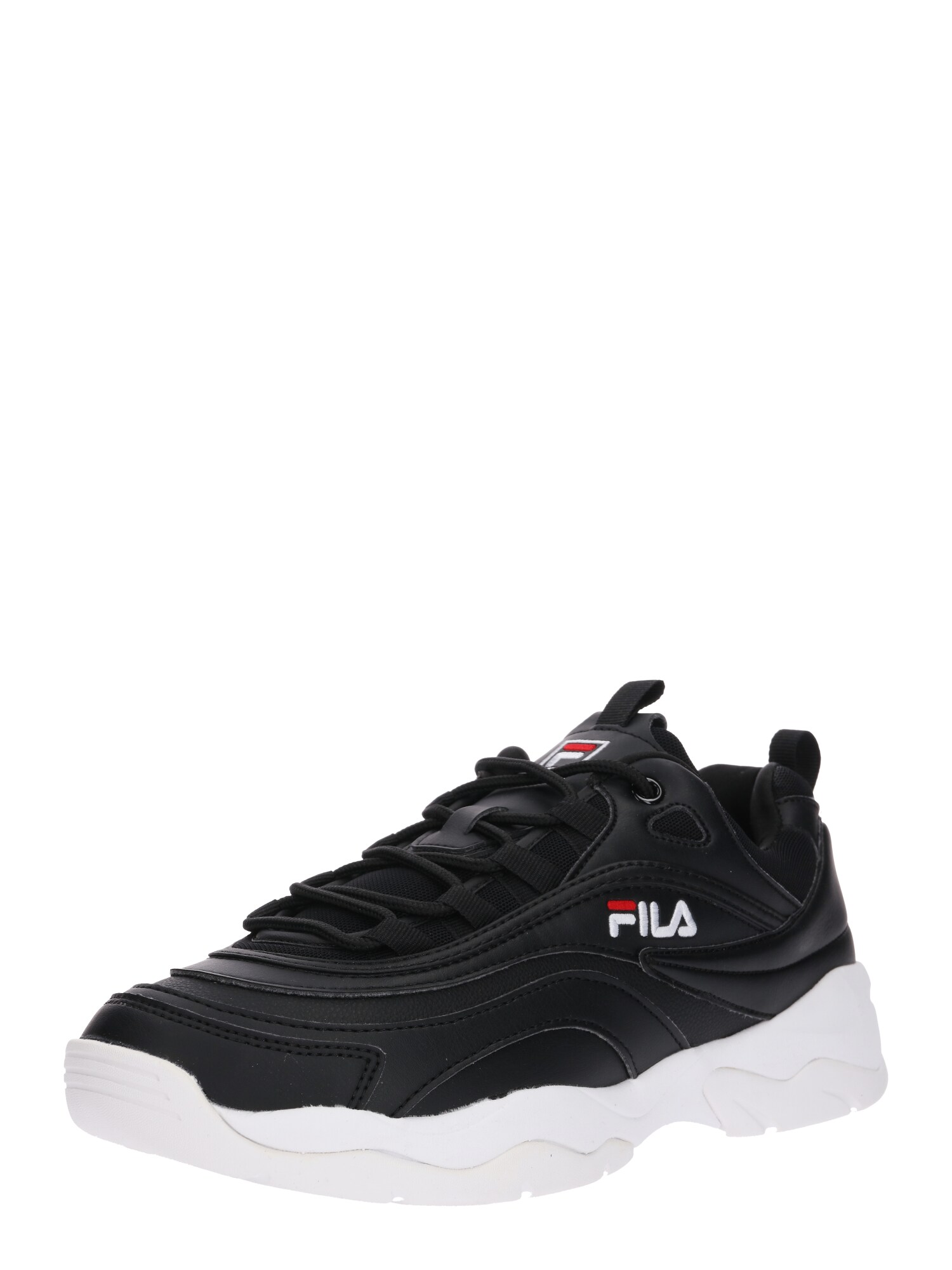 Fila Heren Sneakers Laag Ray Low Zwart Wit fila kopen in de aanbieding