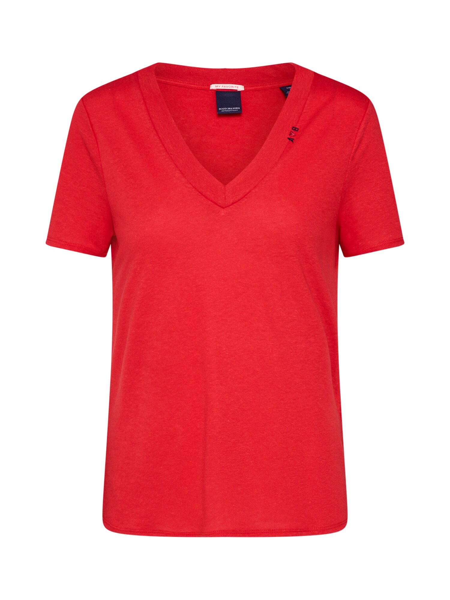 Scotch Soda Dames Shirt Rood scotch soda kopen in de aanbieding