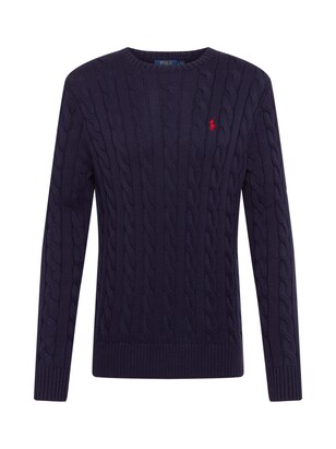 Polo Ralph Lauren Trui ‘Driver’ Navy / Rood