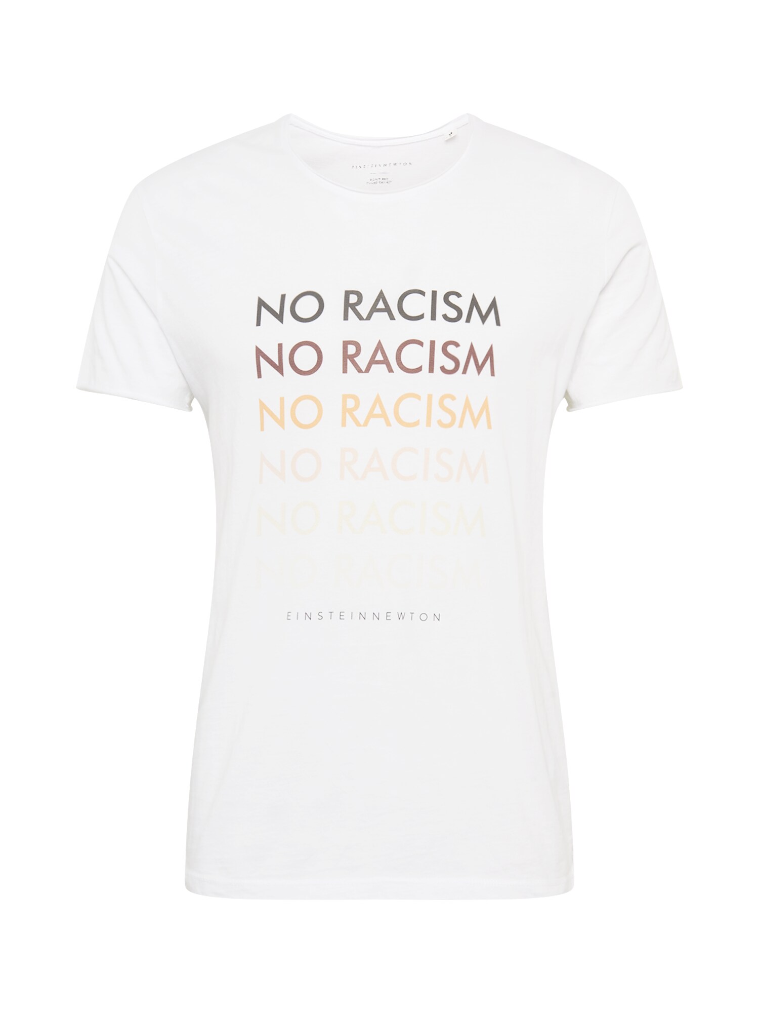 EINSTEIN & NEWTON Marškinėliai 'No Racism'  mišrios spalvos / balta