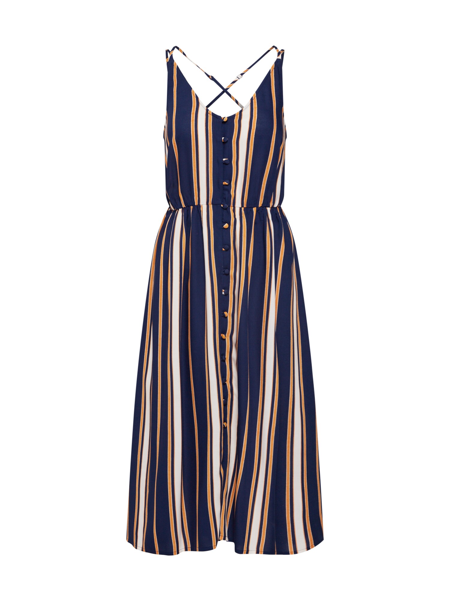 Roxy Dames Jurk Sunset Beauty Creme Sinaasappel Zwart roxy kopen in de aanbieding