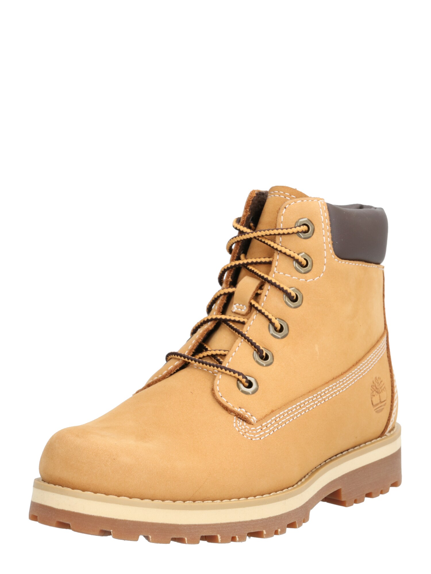TIMBERLAND Cizme Courma Kid  maro caramel / gri închis