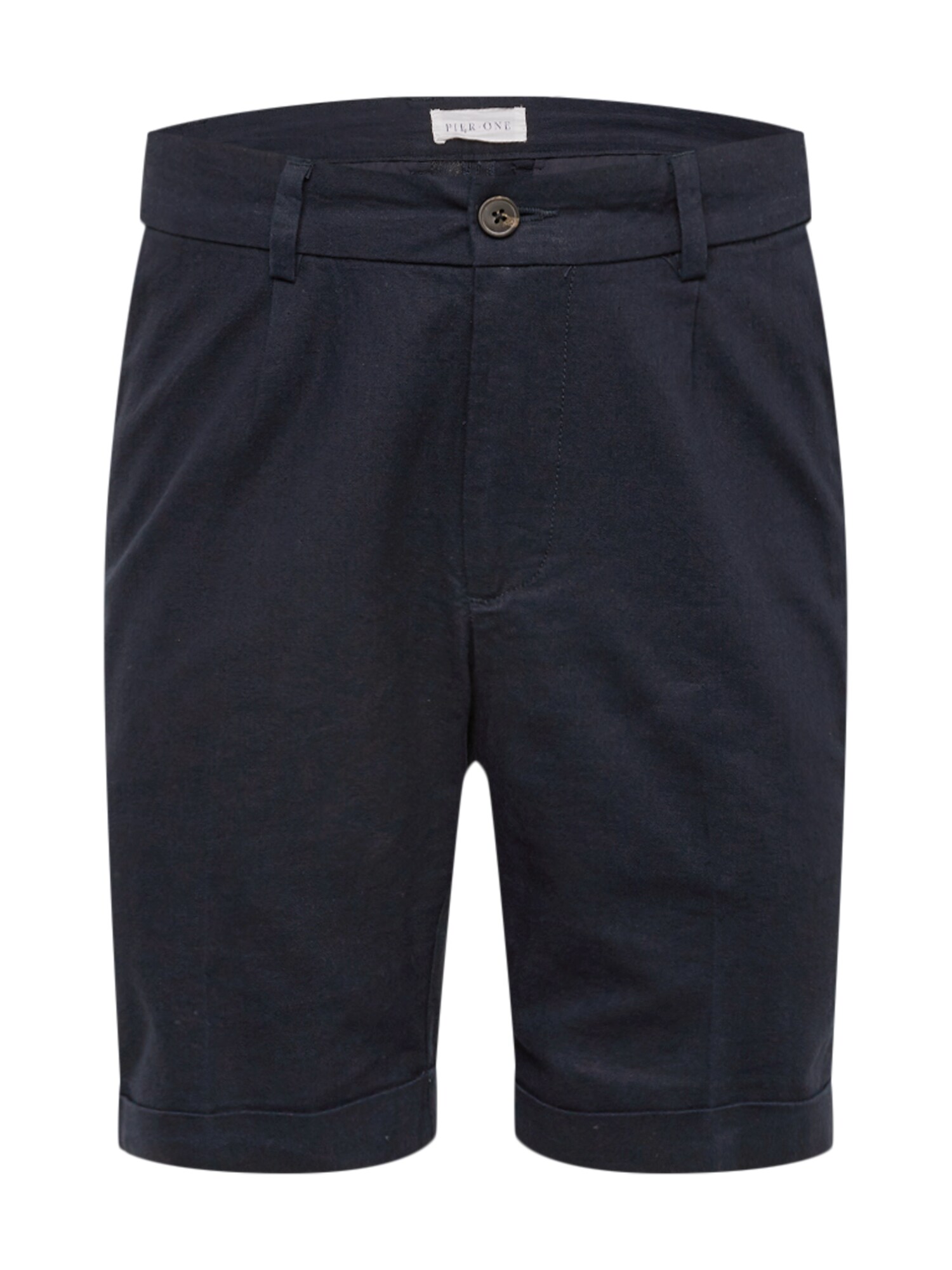 Pier One Heren Chino Linen Short Navy pier one kopen in de aanbieding