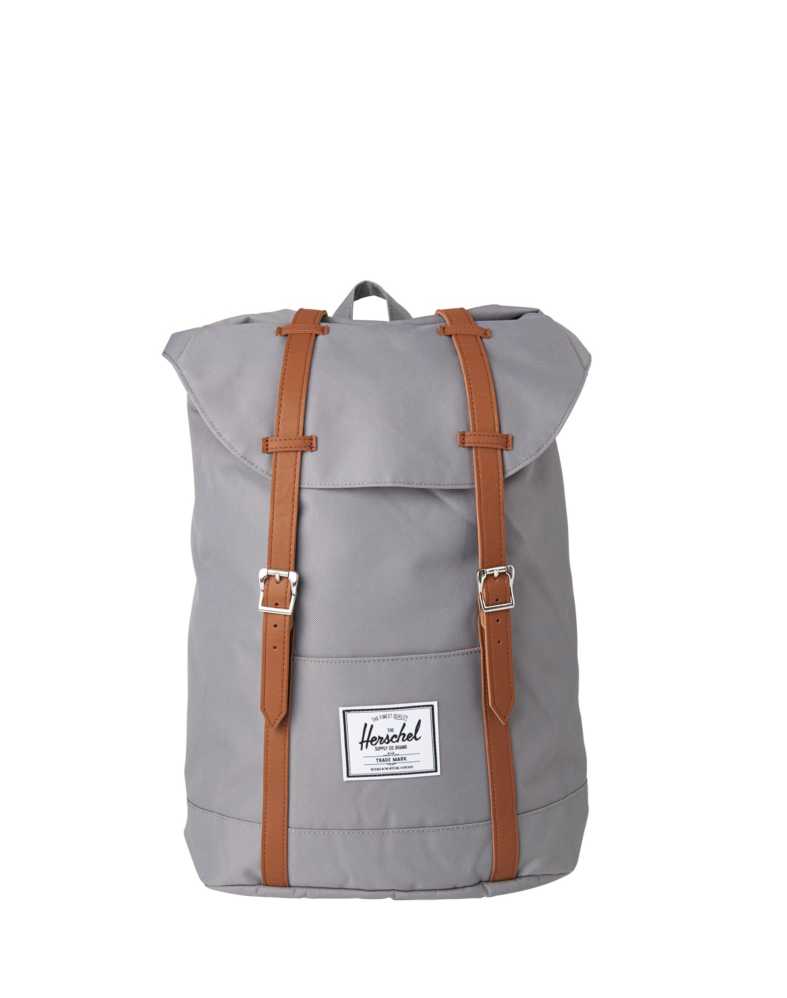 Herschel Dames Rugzak Retreat Bruin Grijs Lichtrood Wit herschel kopen in de aanbieding
