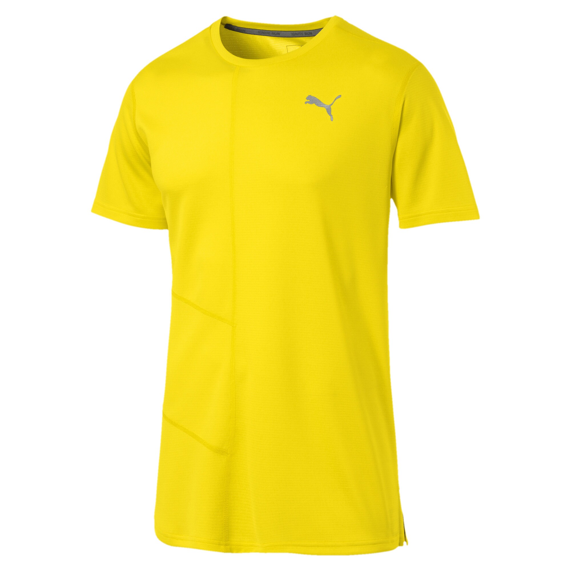 Puma Heren Functioneel Shirt Ignite Geel puma kopen in de aanbieding