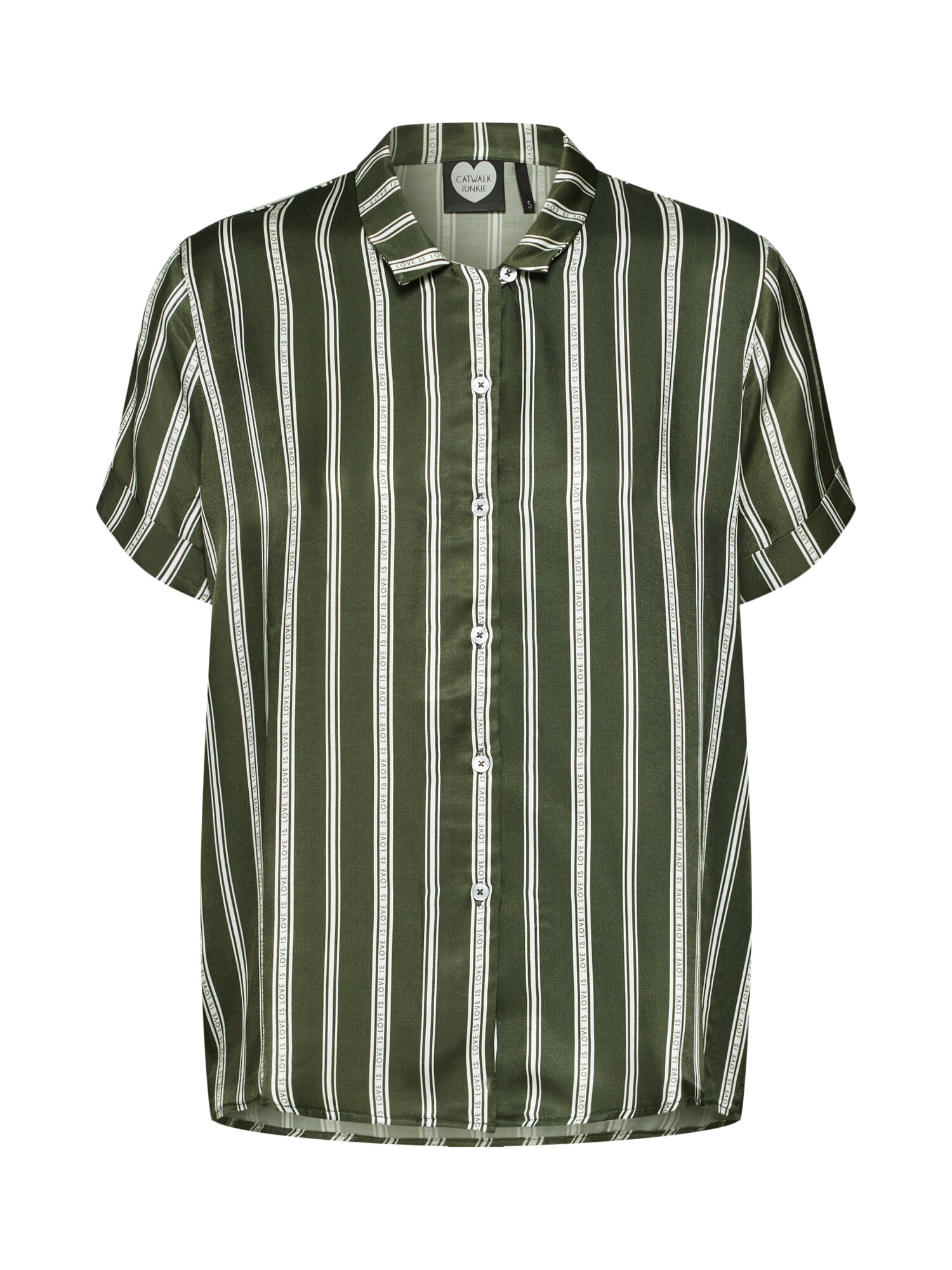 Catwalk Junkie Dames Blouse Bl Stripey Love Spar Wit catwalk junkie kopen in de aanbieding