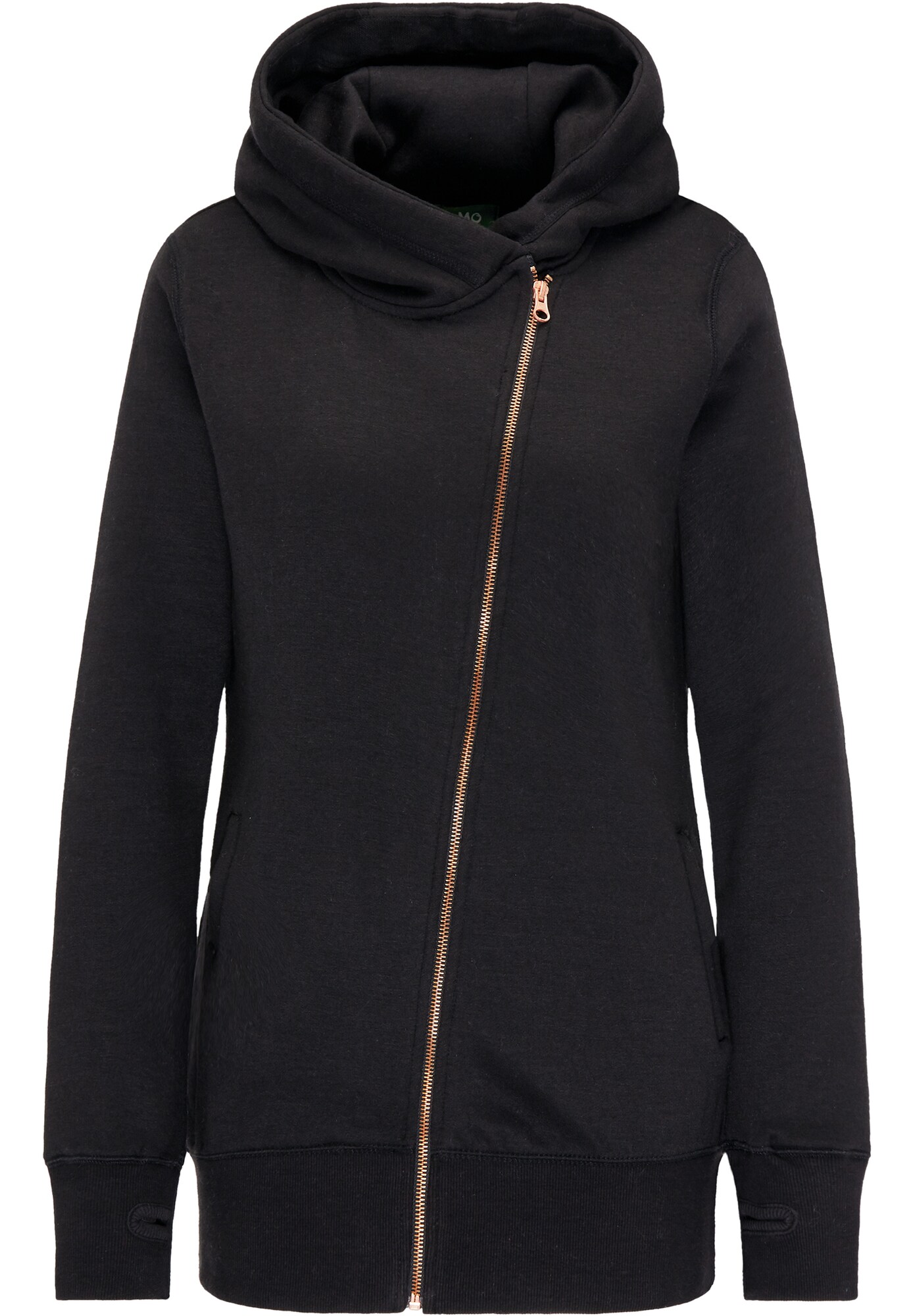 Mymo Dames Sweatvest Zwart mymo kopen in de aanbieding