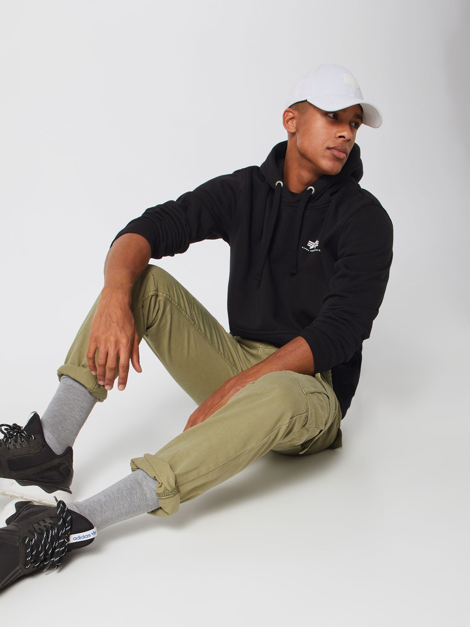 ALPHA INDUSTRIES Sudadera  negro – imagen 16