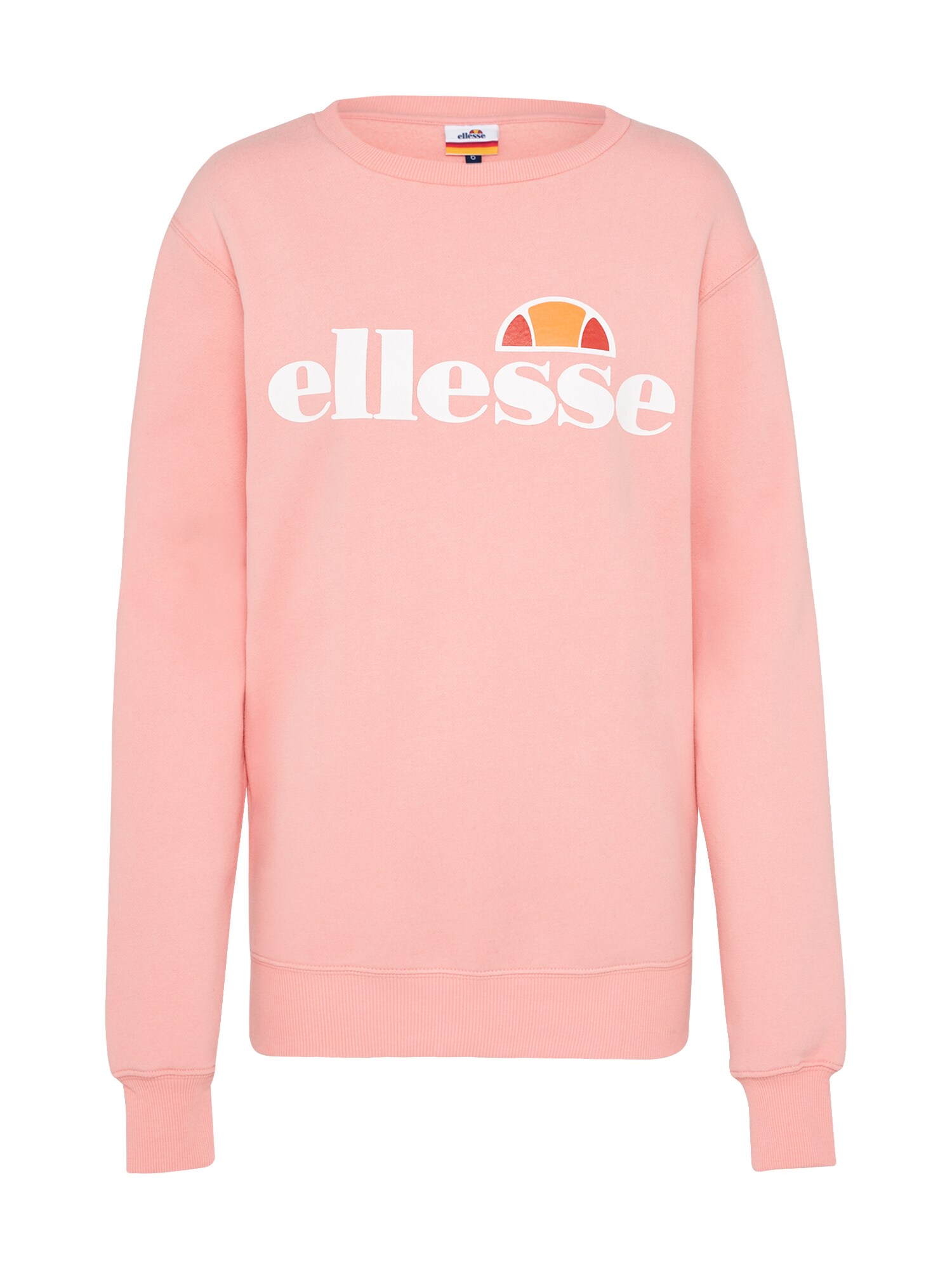 ELLESSE Megztinis be užsegimo 'Agata'  rožių spalva / balta / oranžinė / ugnies raudona