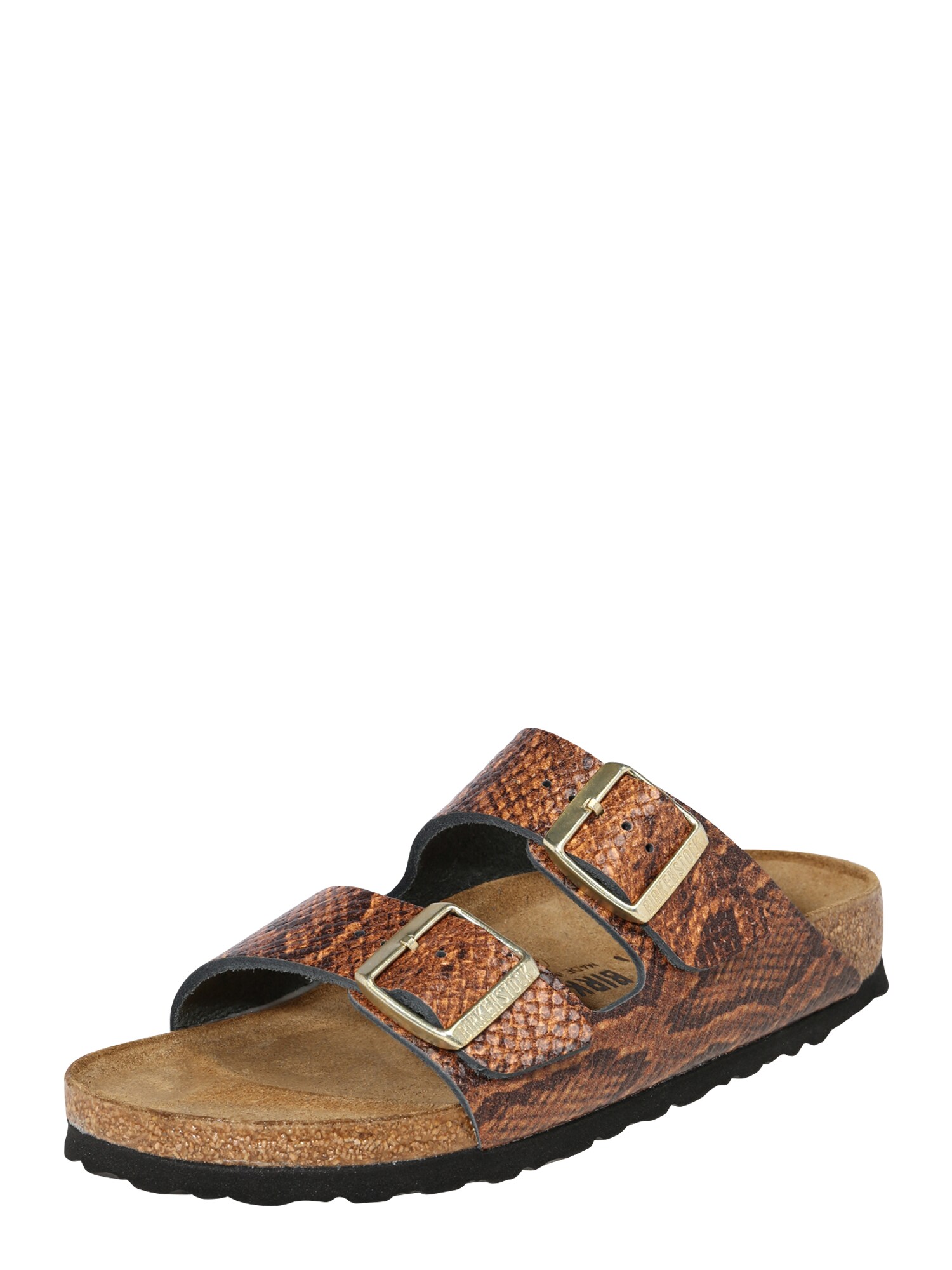 BIRKENSTOCK Šlepetės 'Arizona Snake'  ruda