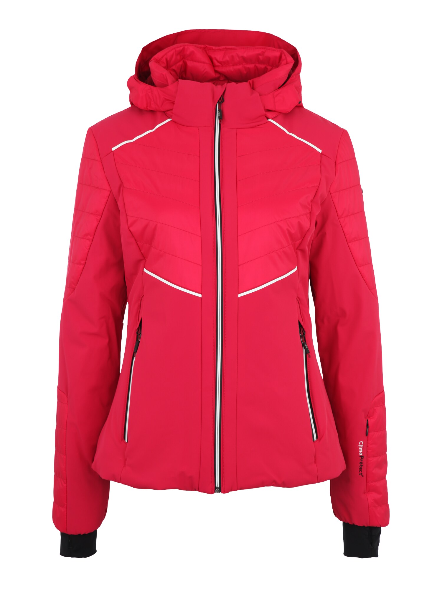 Cmp Dames Outdoorjas Woman Jacket Zip Hood Rood cmp kopen in de aanbieding