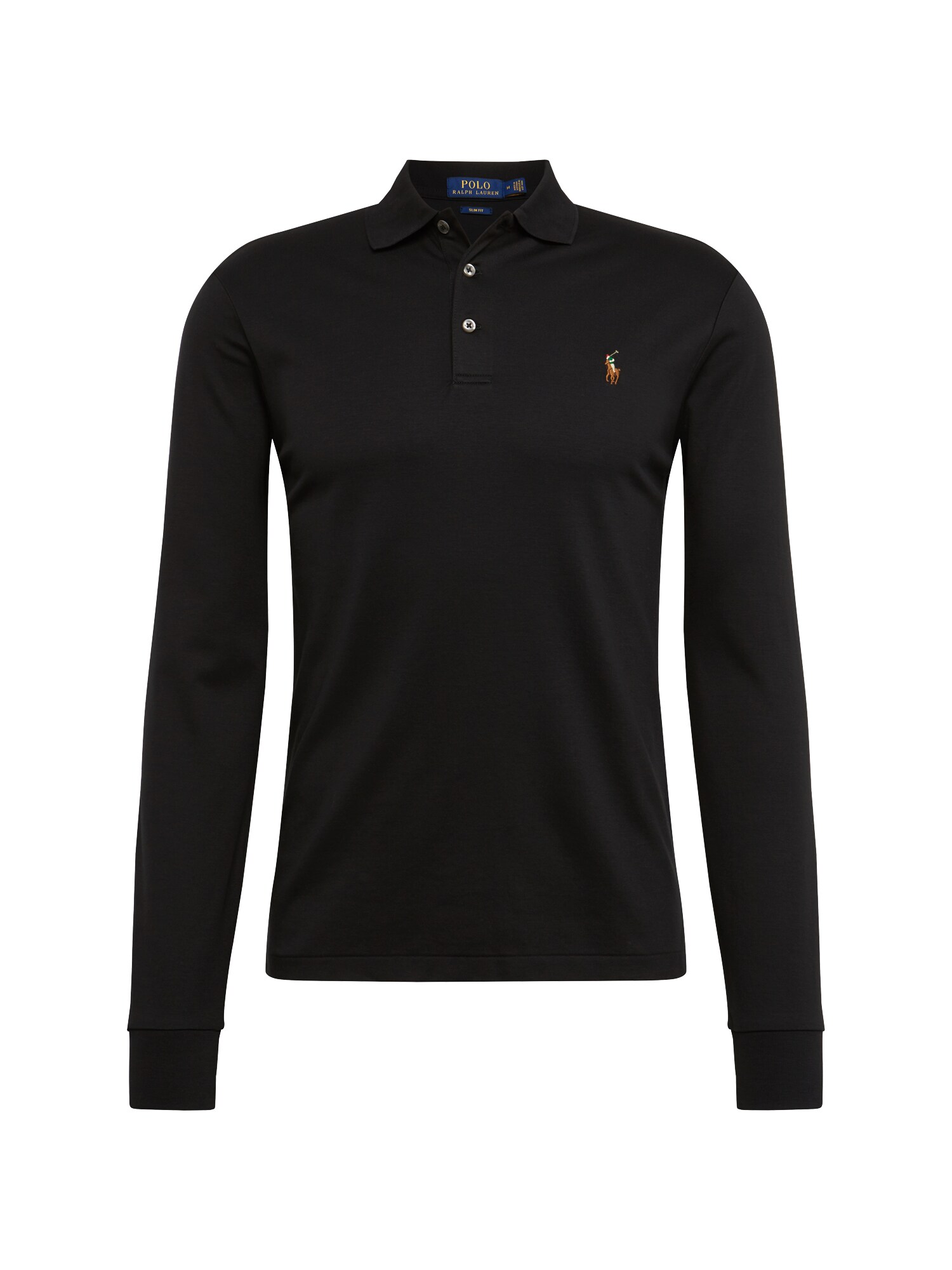 Polo Ralph Lauren Heren Shirt Lskcslm12 Long Sleeve Knit Zwart polo ralph lauren kopen in de aanbieding