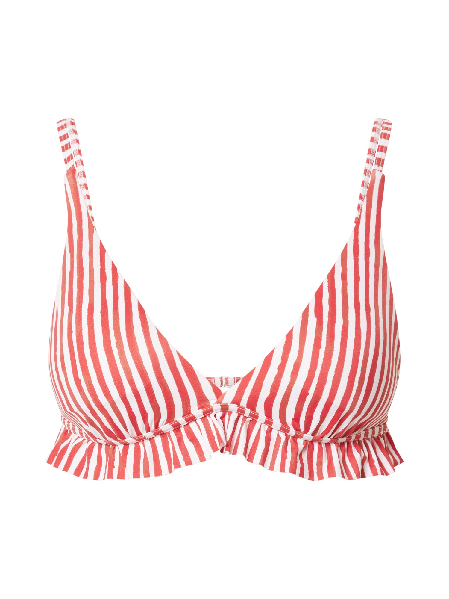 Hunkemöller Bikinio viršutinė dalis 'Julia'  pastelinė raudona / balta