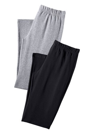 VIVANCE, Leggings, szürke & fekete