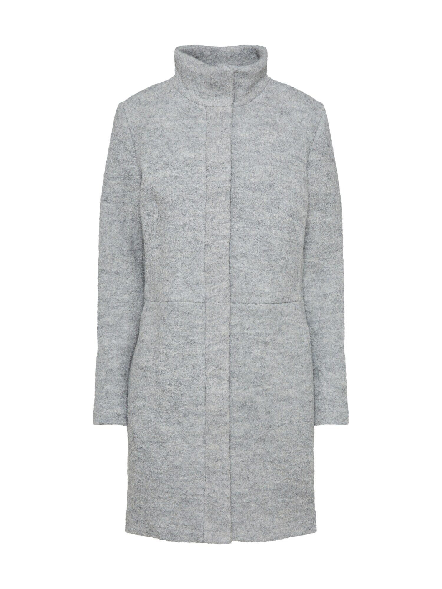 Vila Dames Wintermantel Vialanis Grijs Gemeleerd vila kopen in de aanbieding