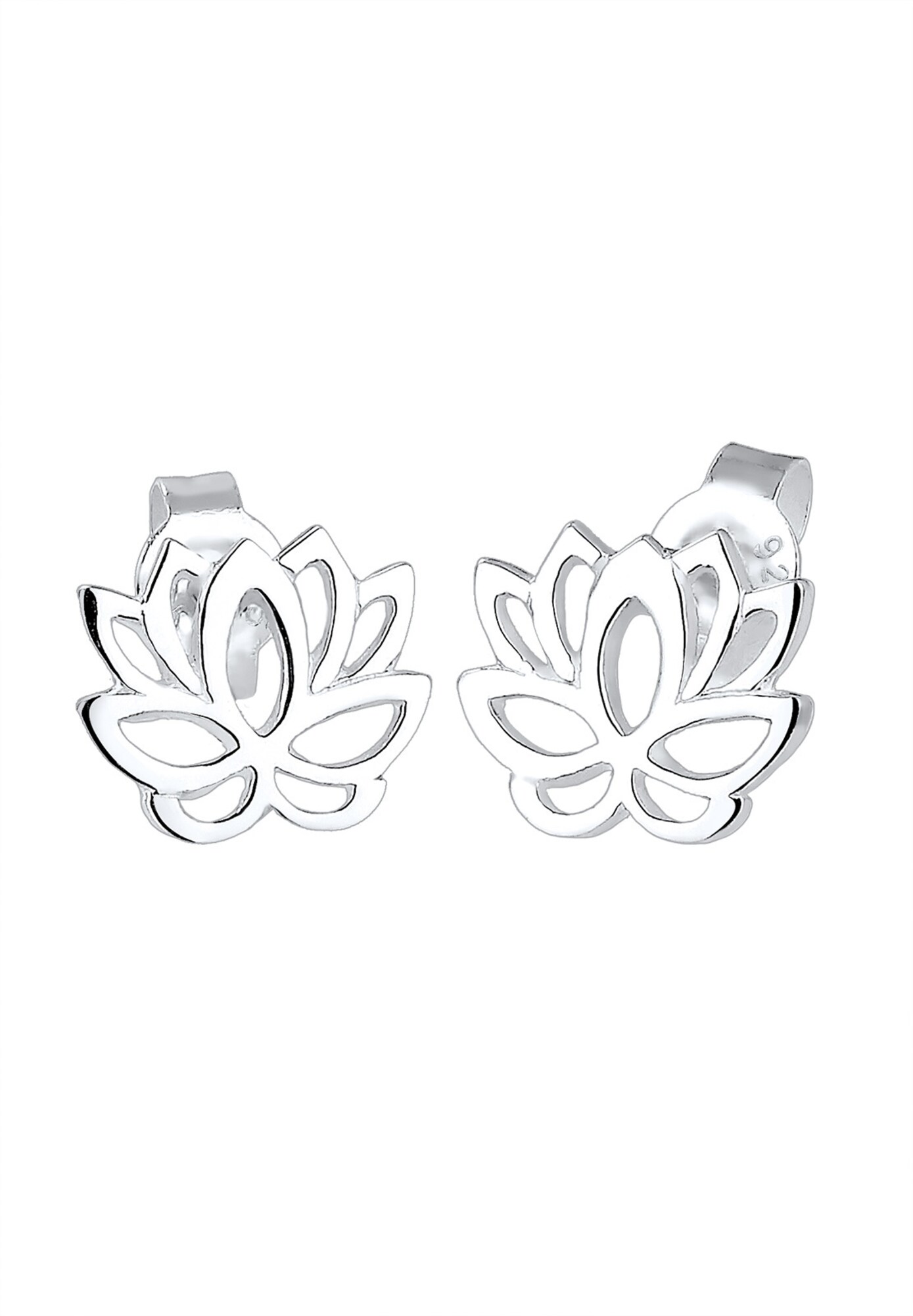 Elli Oorbellen 'Lotusblume' Zilver
