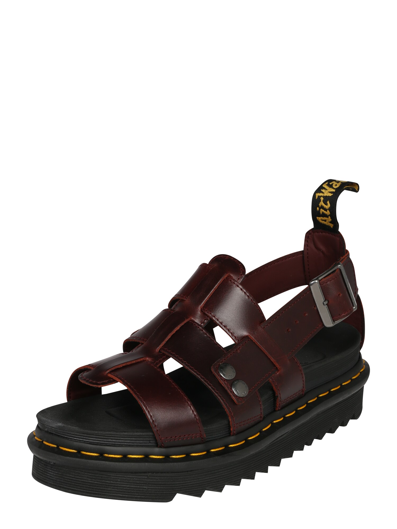 Dr. Martens Sandalai 'Terry'  geltona / vyno raudona spalva