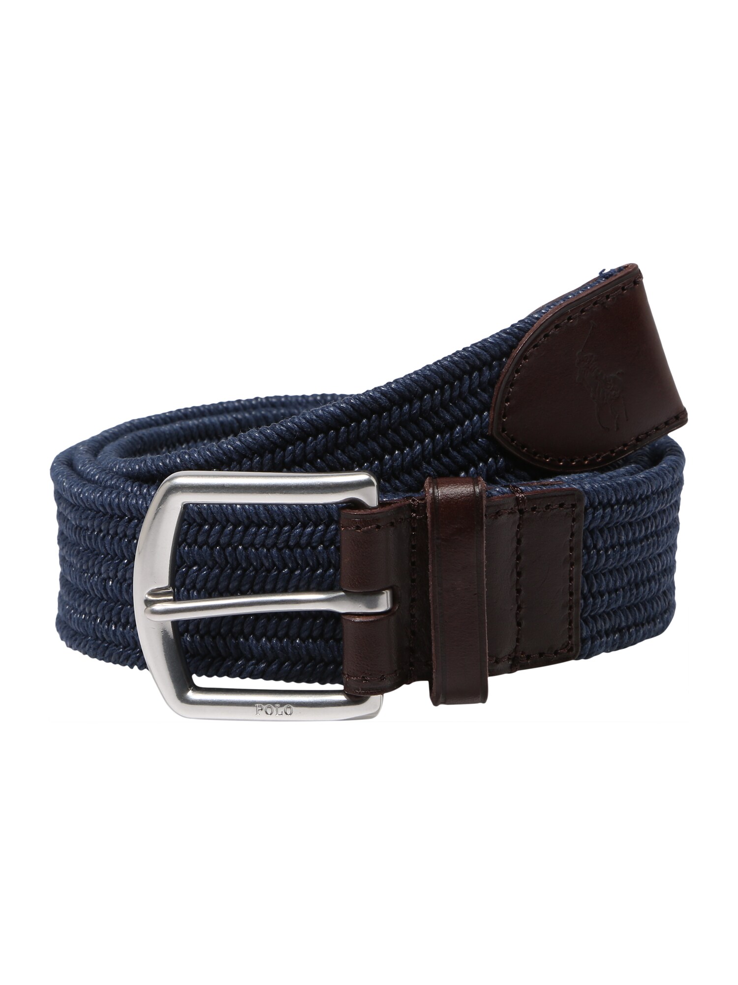 POLO RALPH LAUREN Diržas '34MM BRAIDED FABRIC STRETCH'  tamsiai mėlyna
