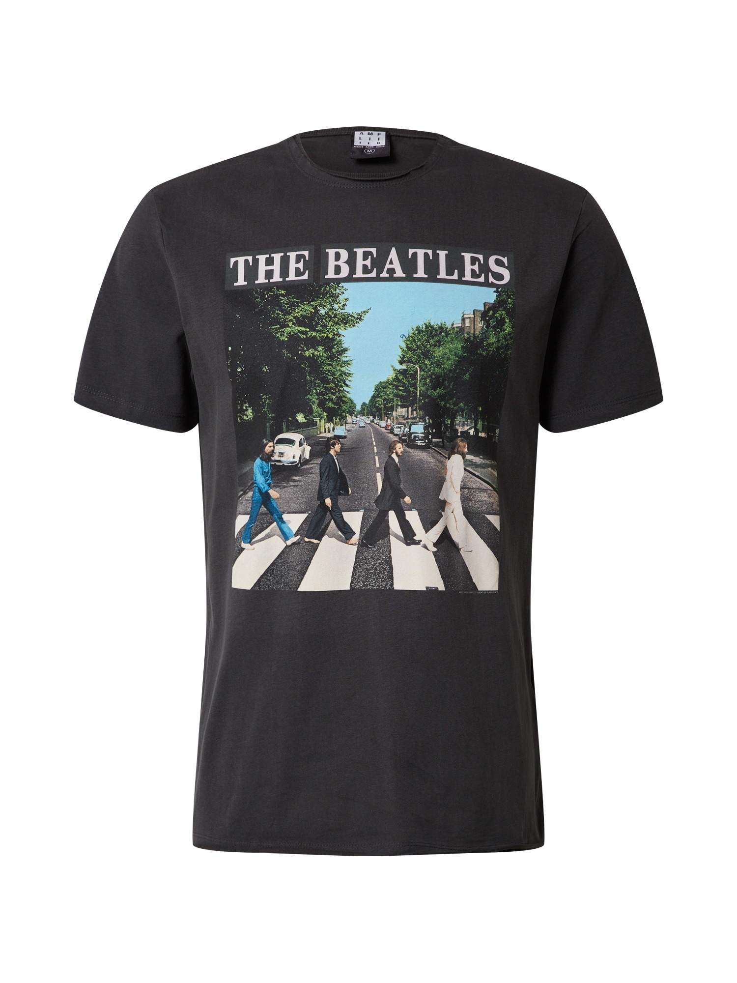 AMPLIFIED Tričko 'THE BEATLES ABBEY ROAD '  tmavosivá