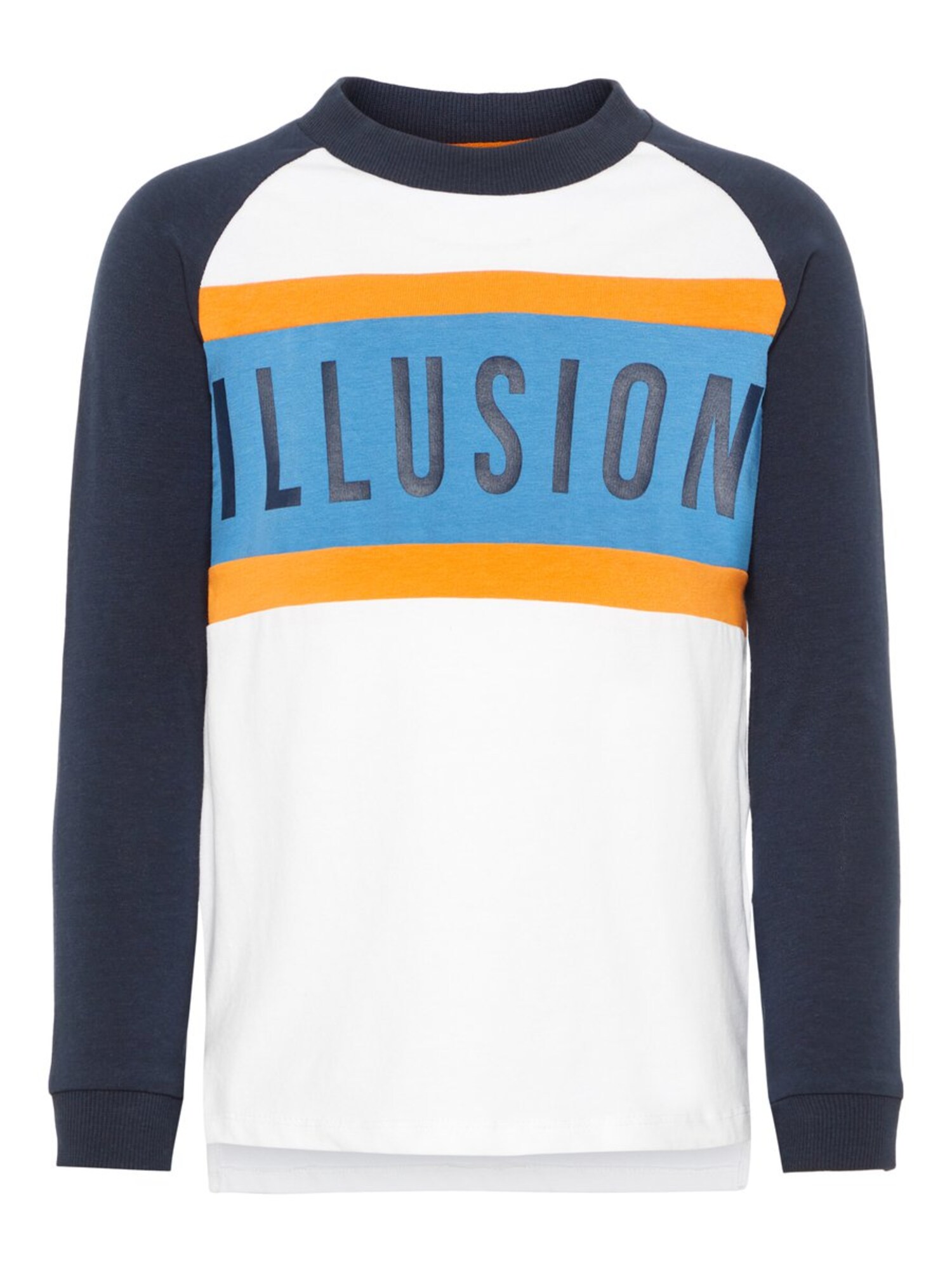 Name It Jongens Shirt Royal Bluekoningsblauw Violetblauw Donkeroranje Wit name it kopen in de aanbieding