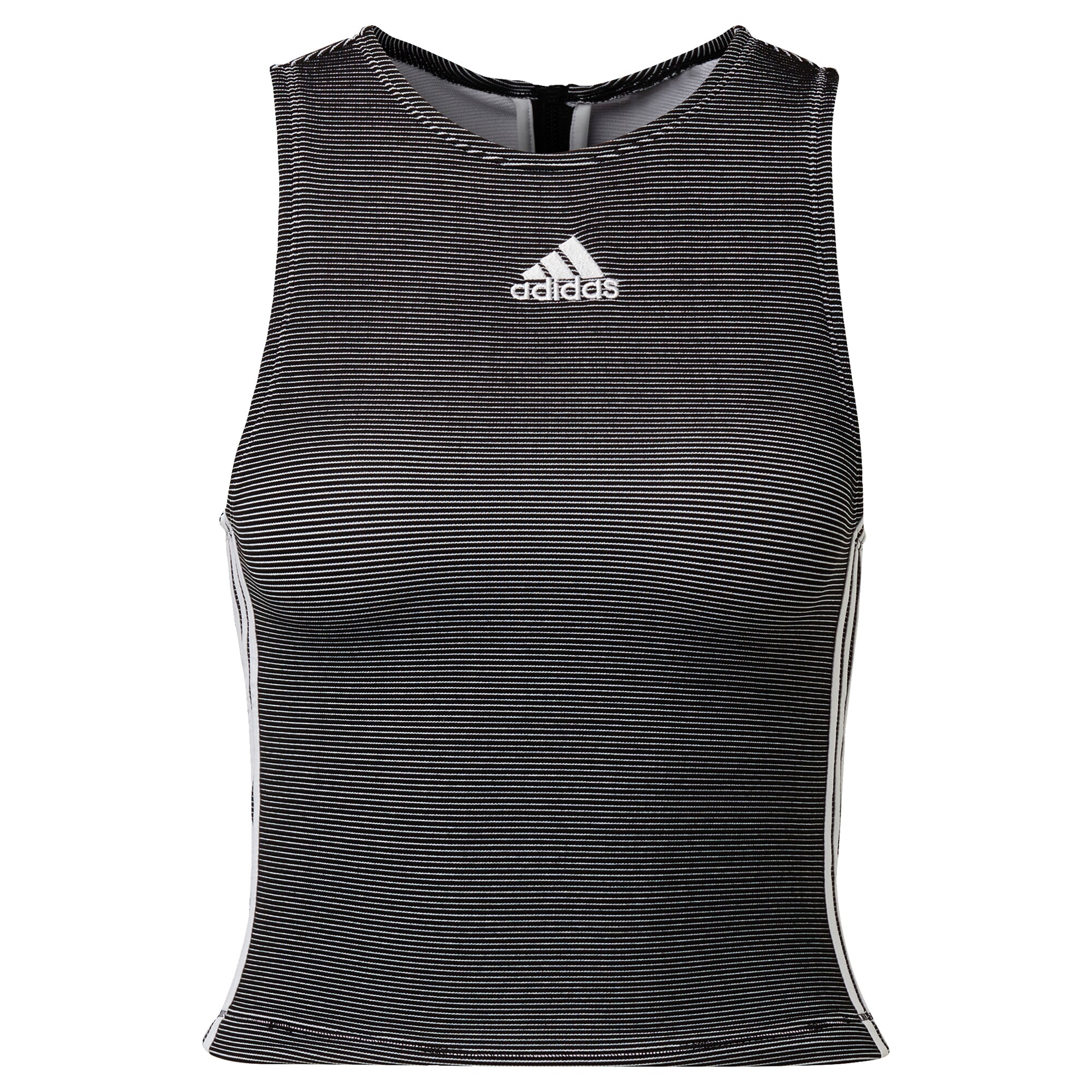 ADIDAS PERFORMANCE Sportiniai marškinėliai be rankovių  juoda / balta