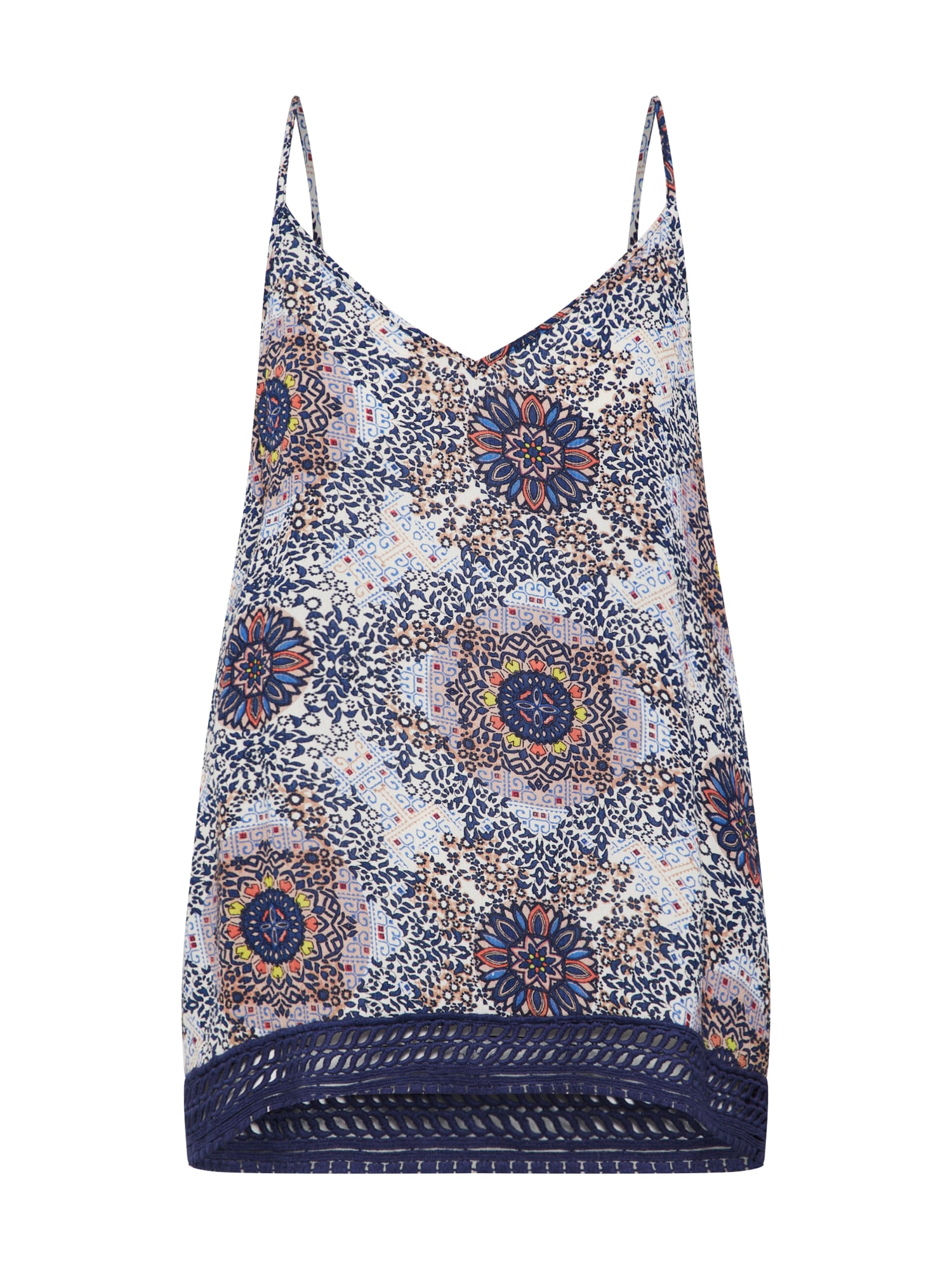 Only Dames Top Beige Marine only kopen in de aanbieding