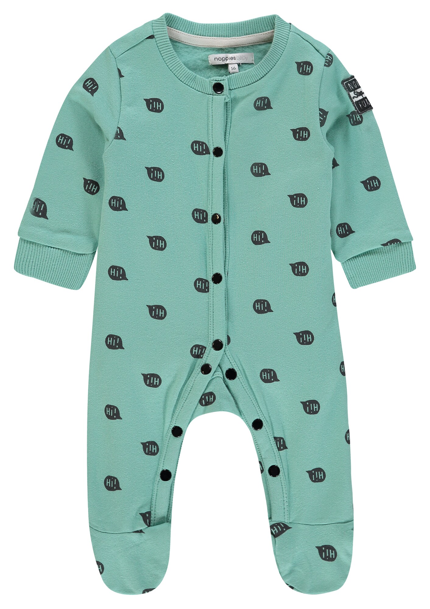 Noppies Jongens Rompertjebody Pierre Navy Turquoise noppies kopen in de aanbieding