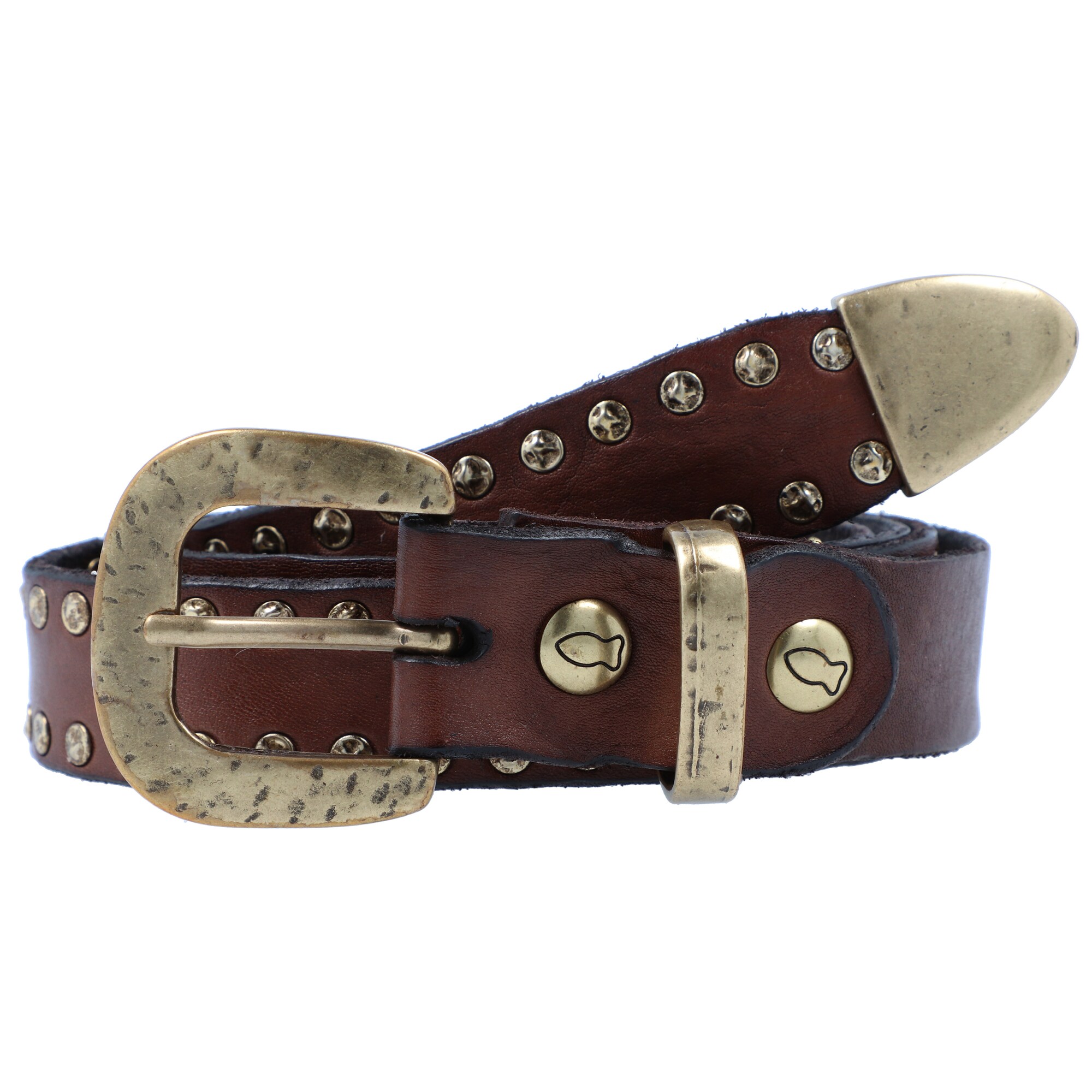 Campomaggi Dames Riem Bruin Goud campomaggi kopen in de aanbieding