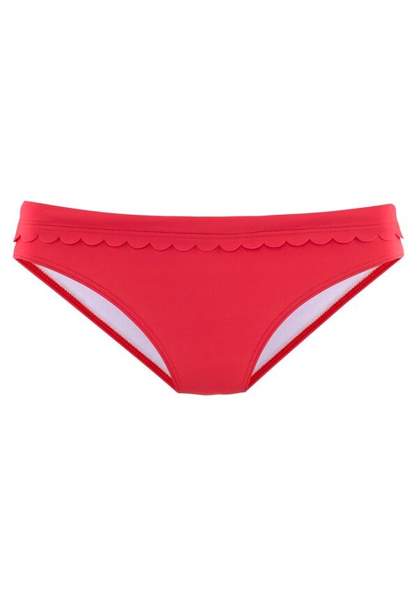LASCANA, Bikini nadrágok 'Scallop', piros, 1 kép a 4 közül